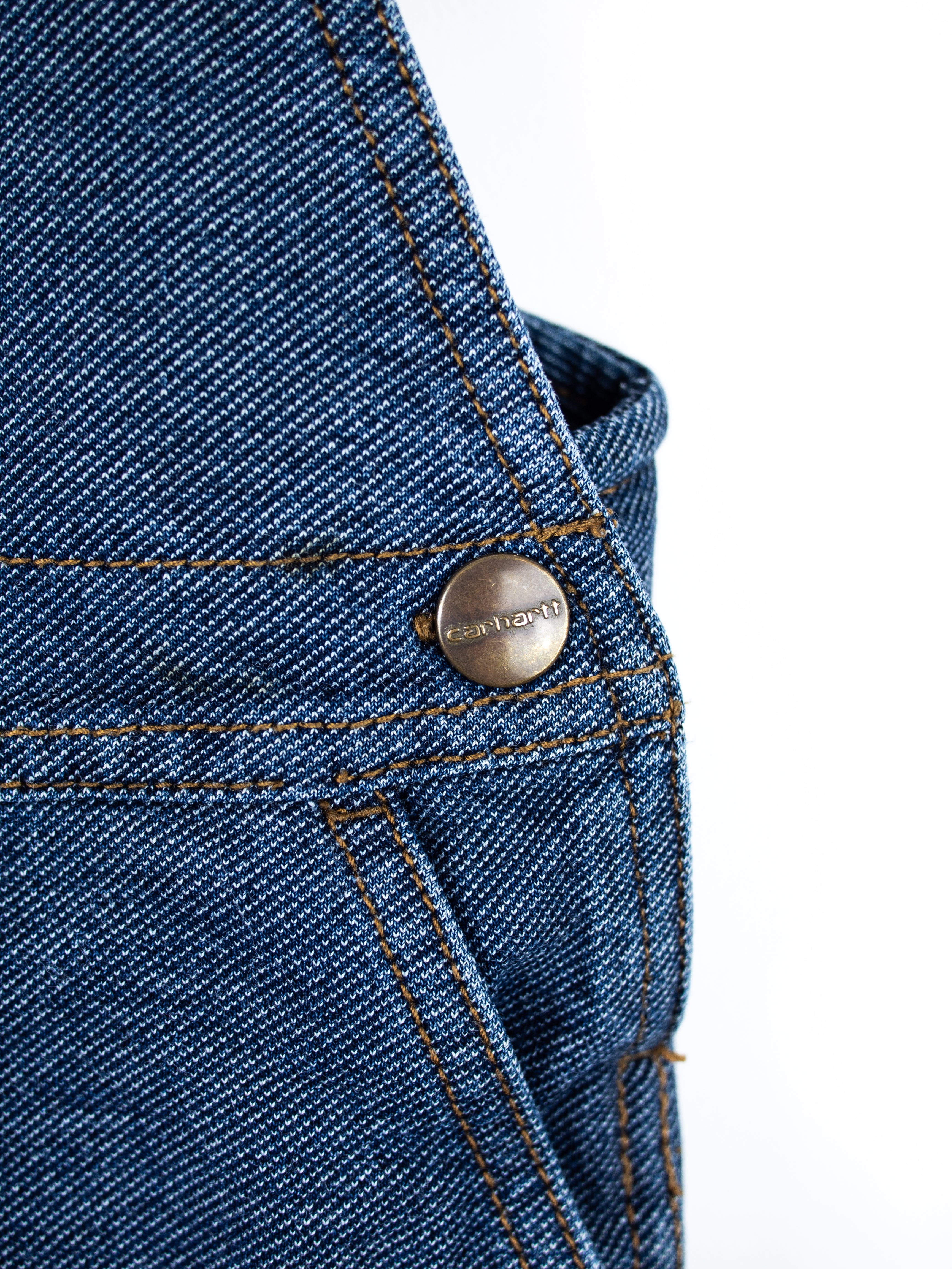 Carhartt Denim Look Jersey Dungaree Shorties - Age 24 months