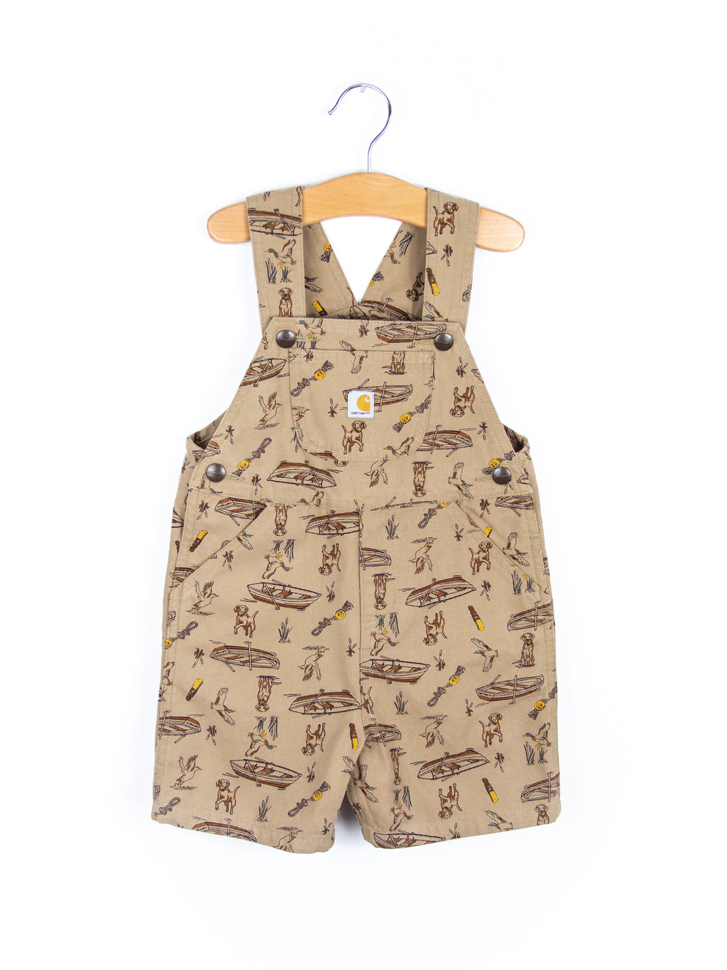Carhartt Rowing Boat Dungaree Shorties - Age 2 years