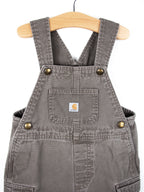 Carhartt Grey Cargo Dungaree Shorties - Age 2T