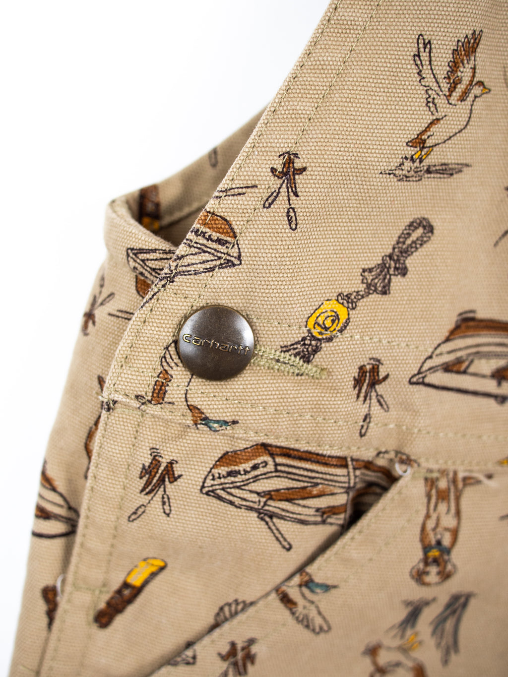 Carhartt Rowing Boat Dungaree Shorties - Age 2 years