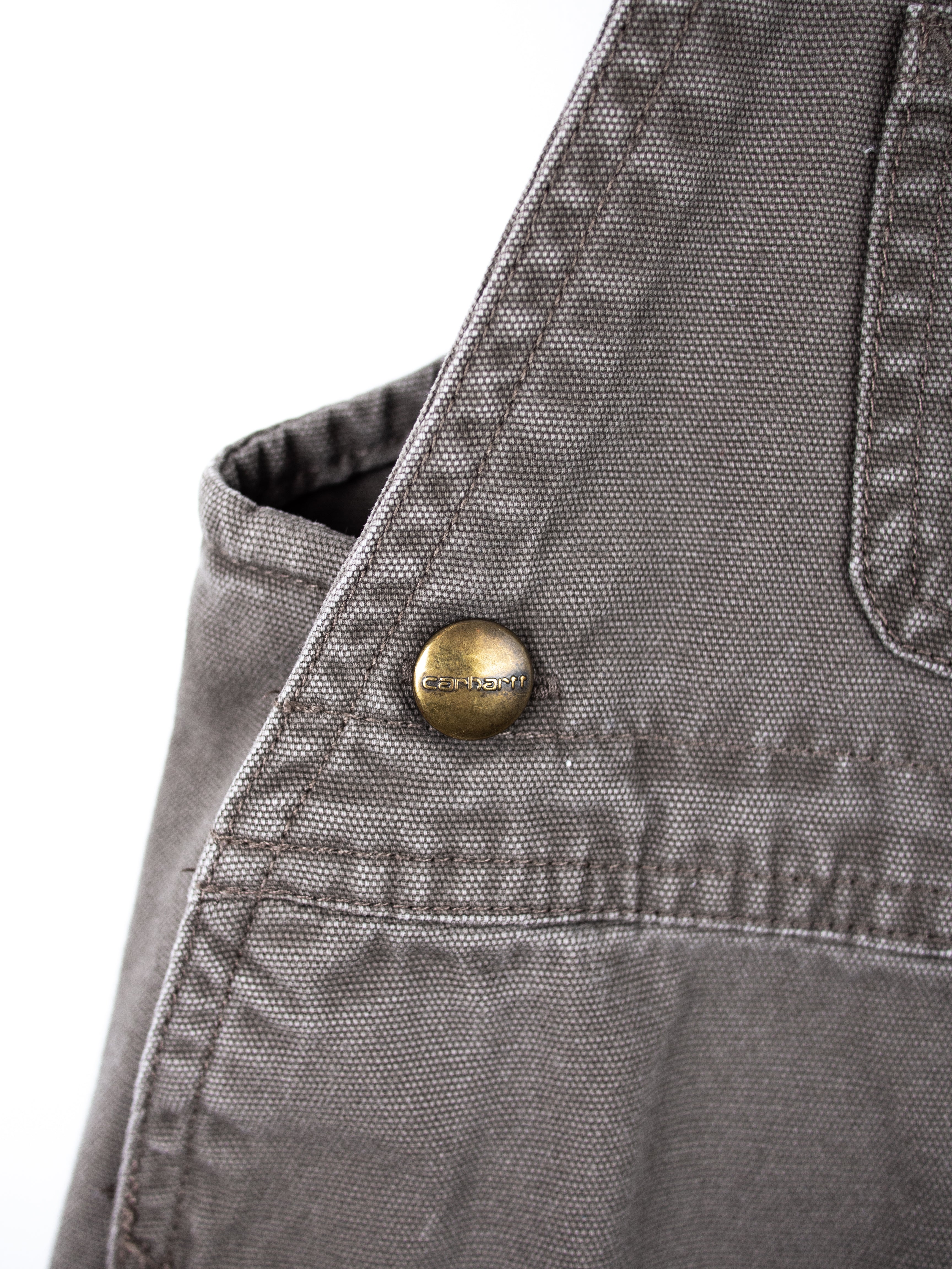 Carhartt Grey Cargo Dungaree Shorties - Age 2T