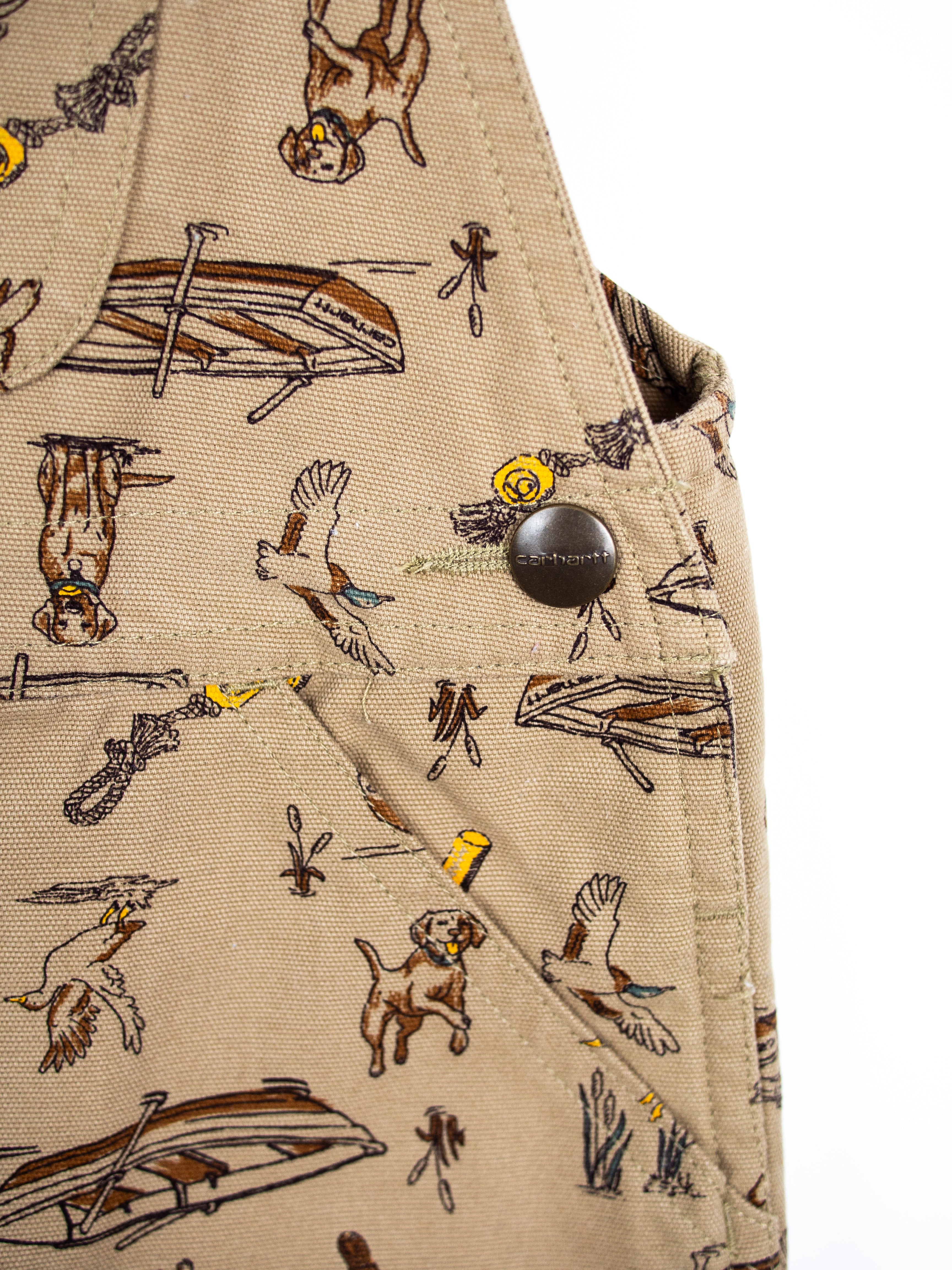 Carhartt Rowing Boat Dungaree Shorties - Age 2 years