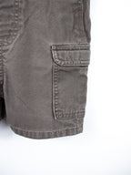 Carhartt Grey Cargo Dungaree Shorties - Age 2T