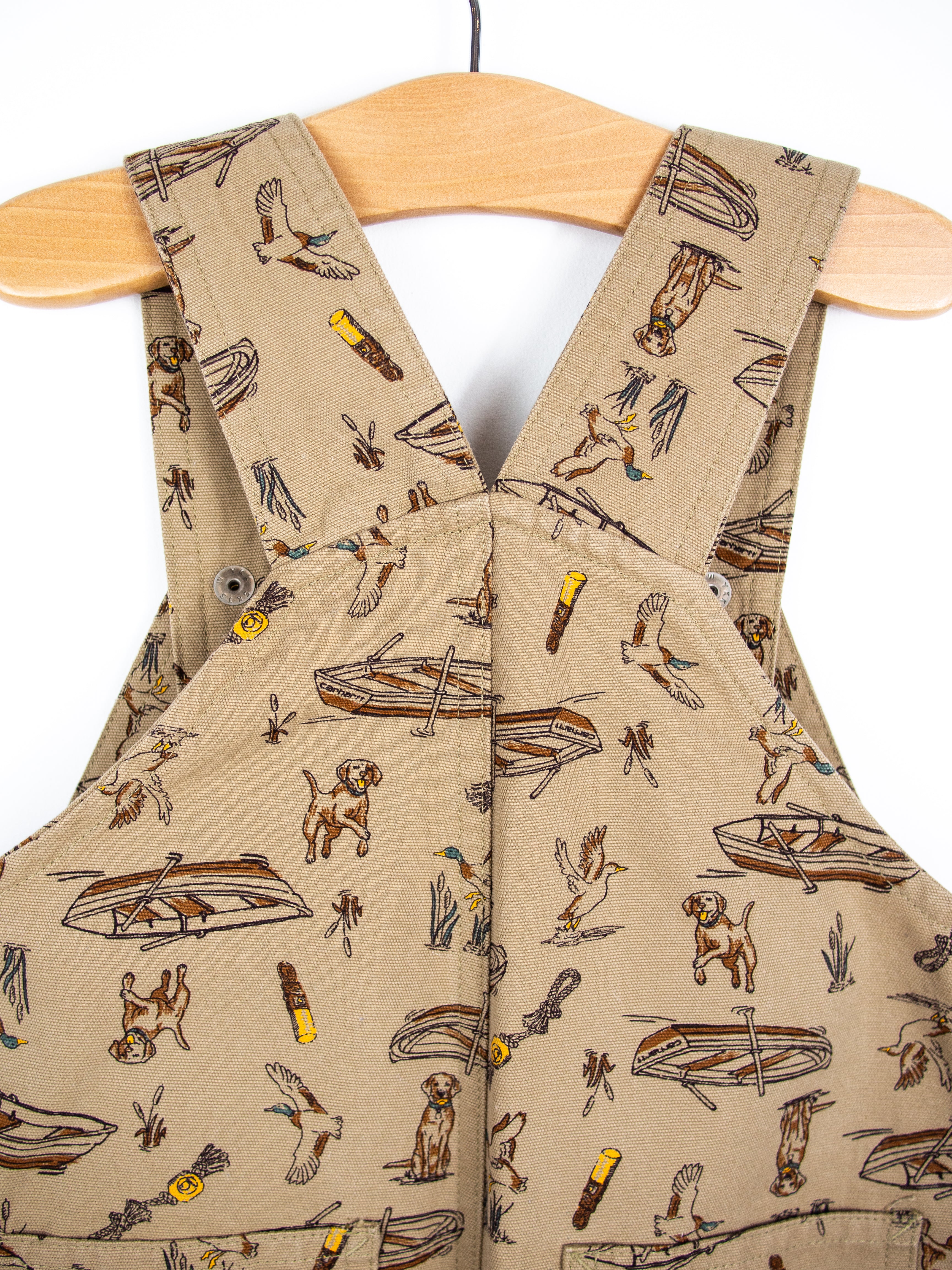 Carhartt Rowing Boat Dungaree Shorties - Age 2 years