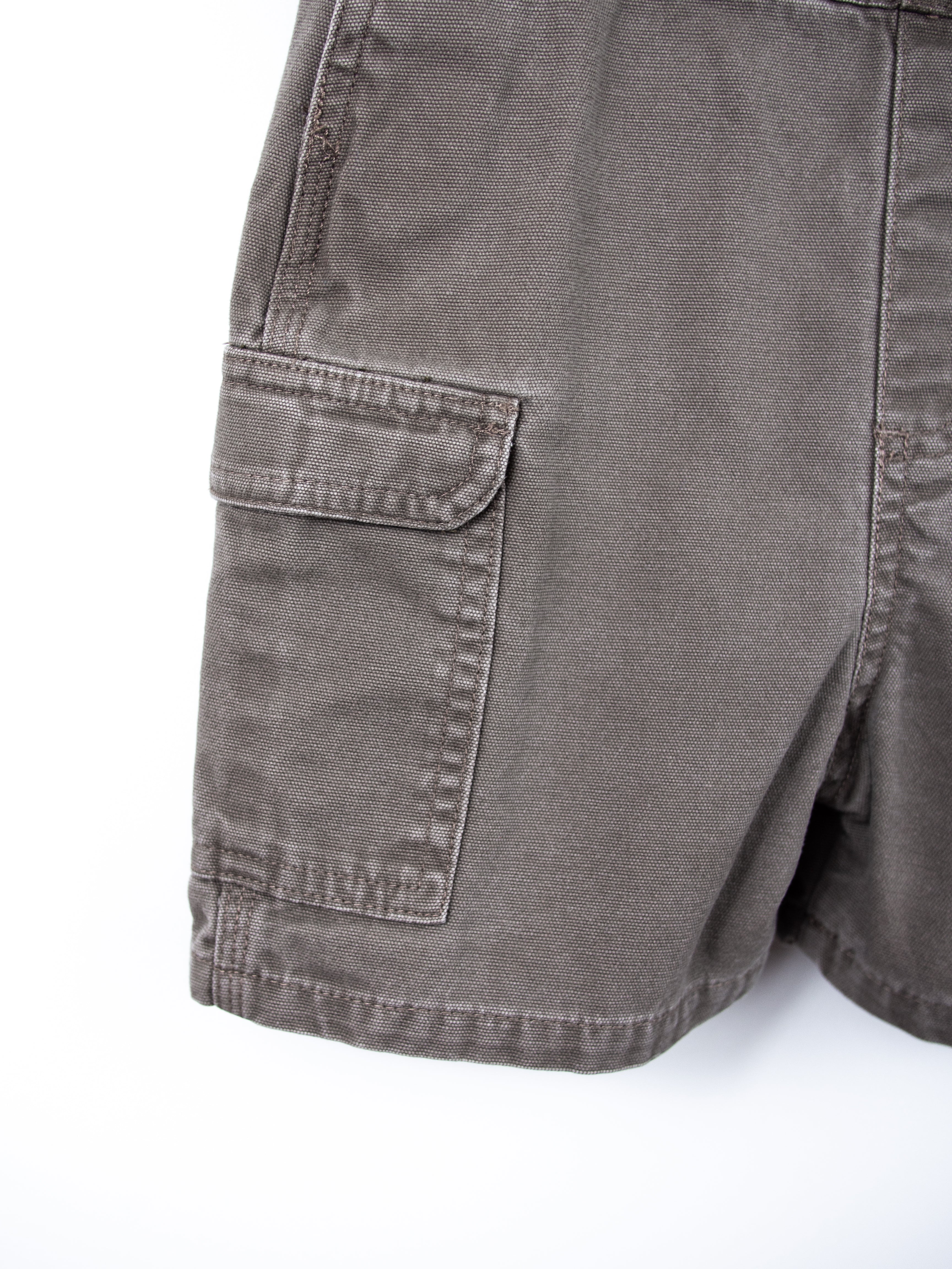 Carhartt Grey Cargo Dungaree Shorties - Age 2T