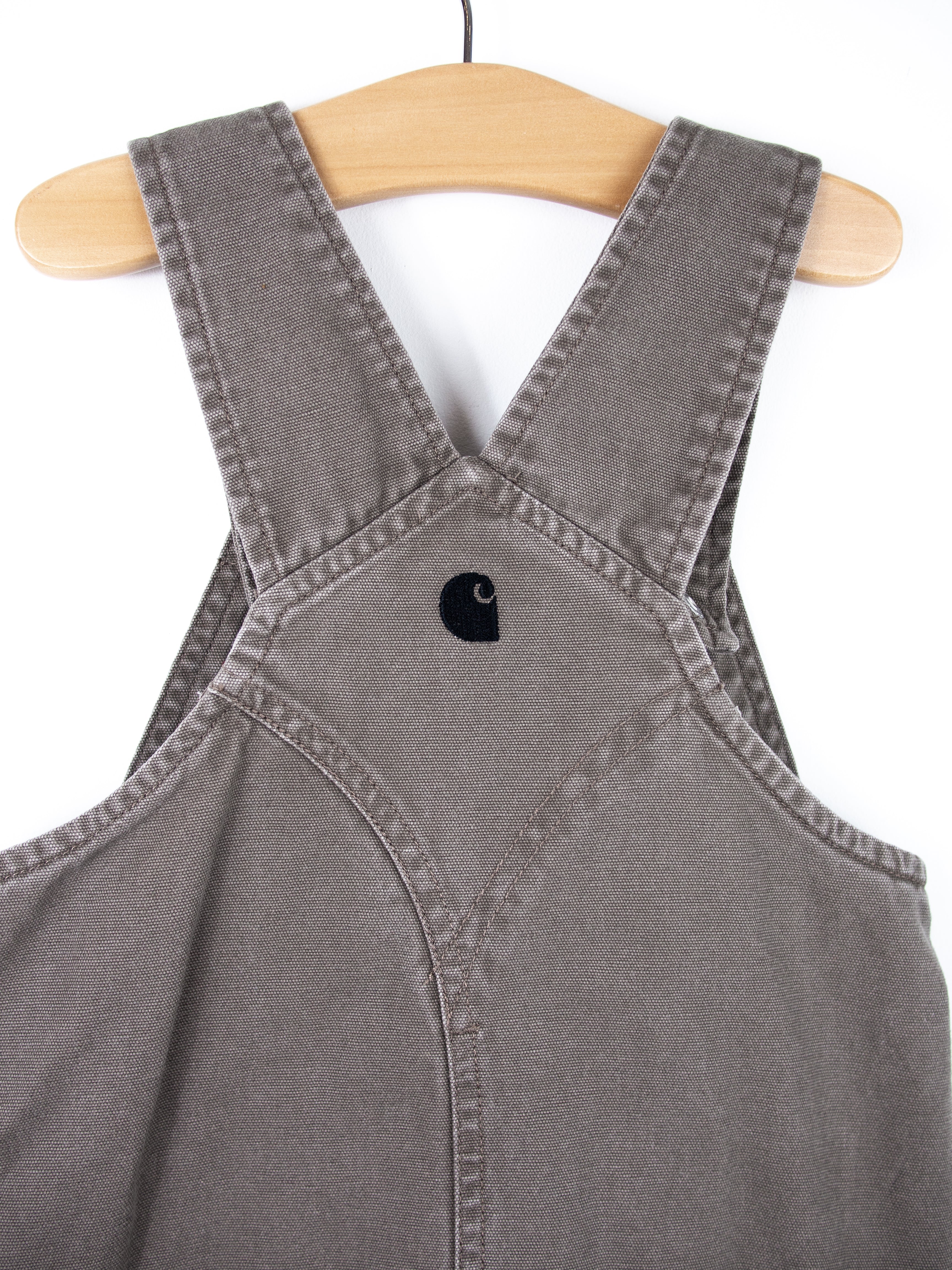 Carhartt Grey Cargo Dungaree Shorties - Age 2T