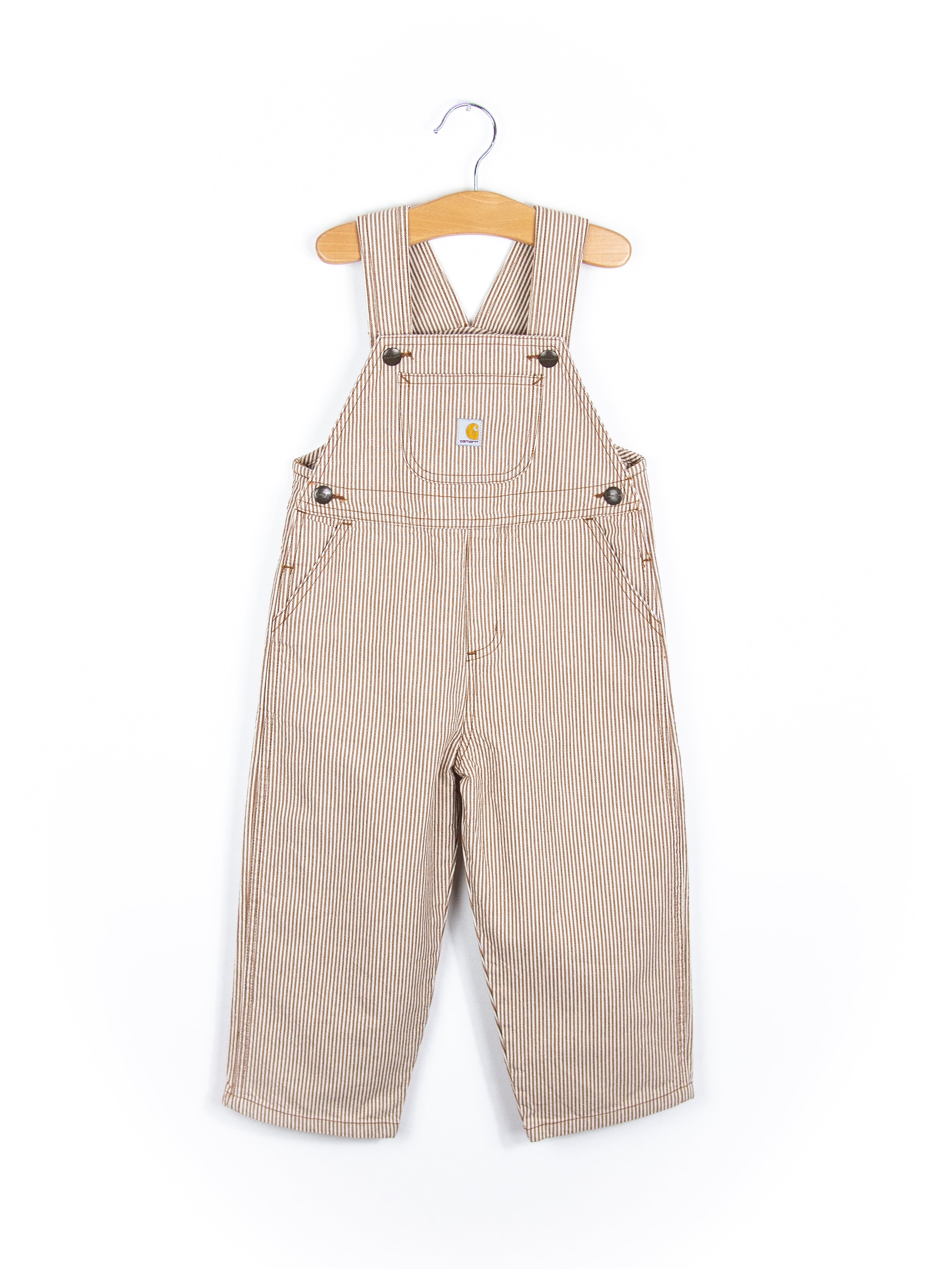 Carhartt Rare Brown Hickory Stripe Dungarees