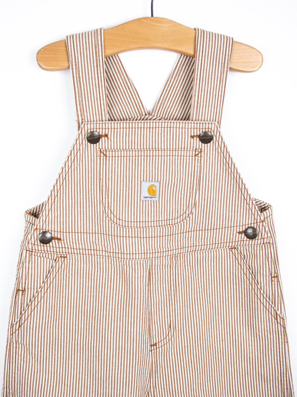 Carhartt Rare Brown Hickory Stripe Dungarees