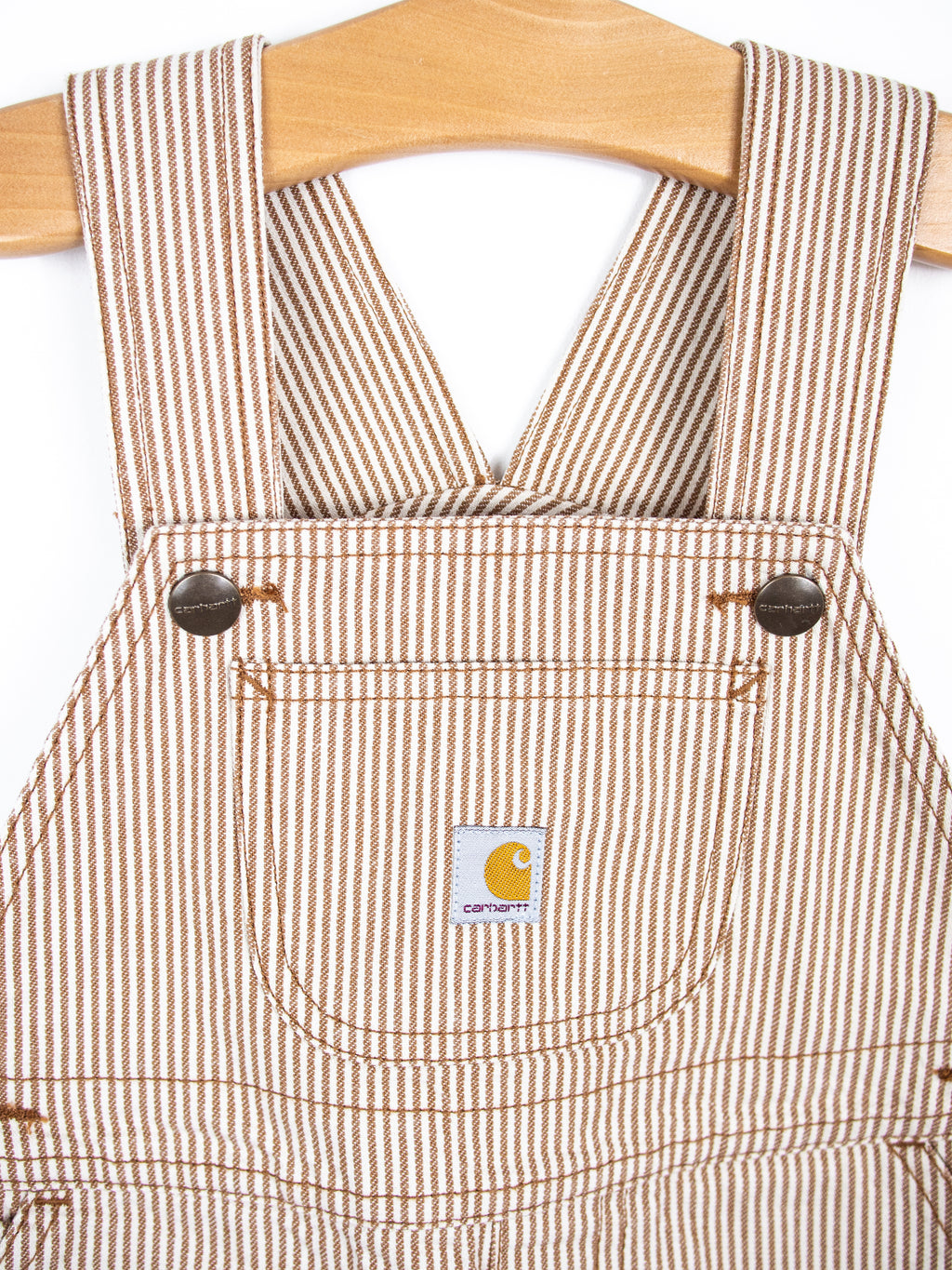 Carhartt Rare Brown Hickory Stripe Dungarees