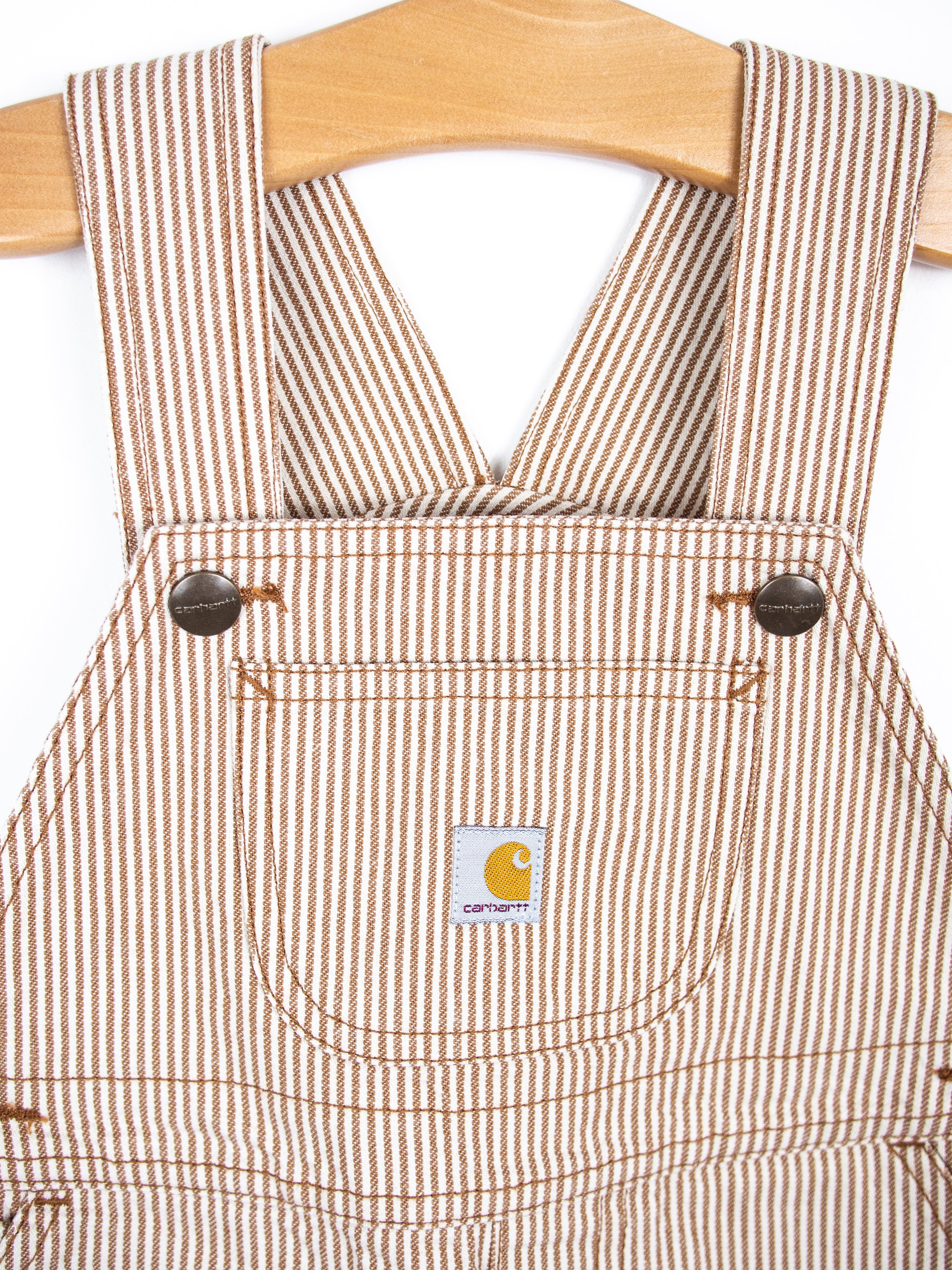 Carhartt Rare Brown Hickory Stripe Dungarees