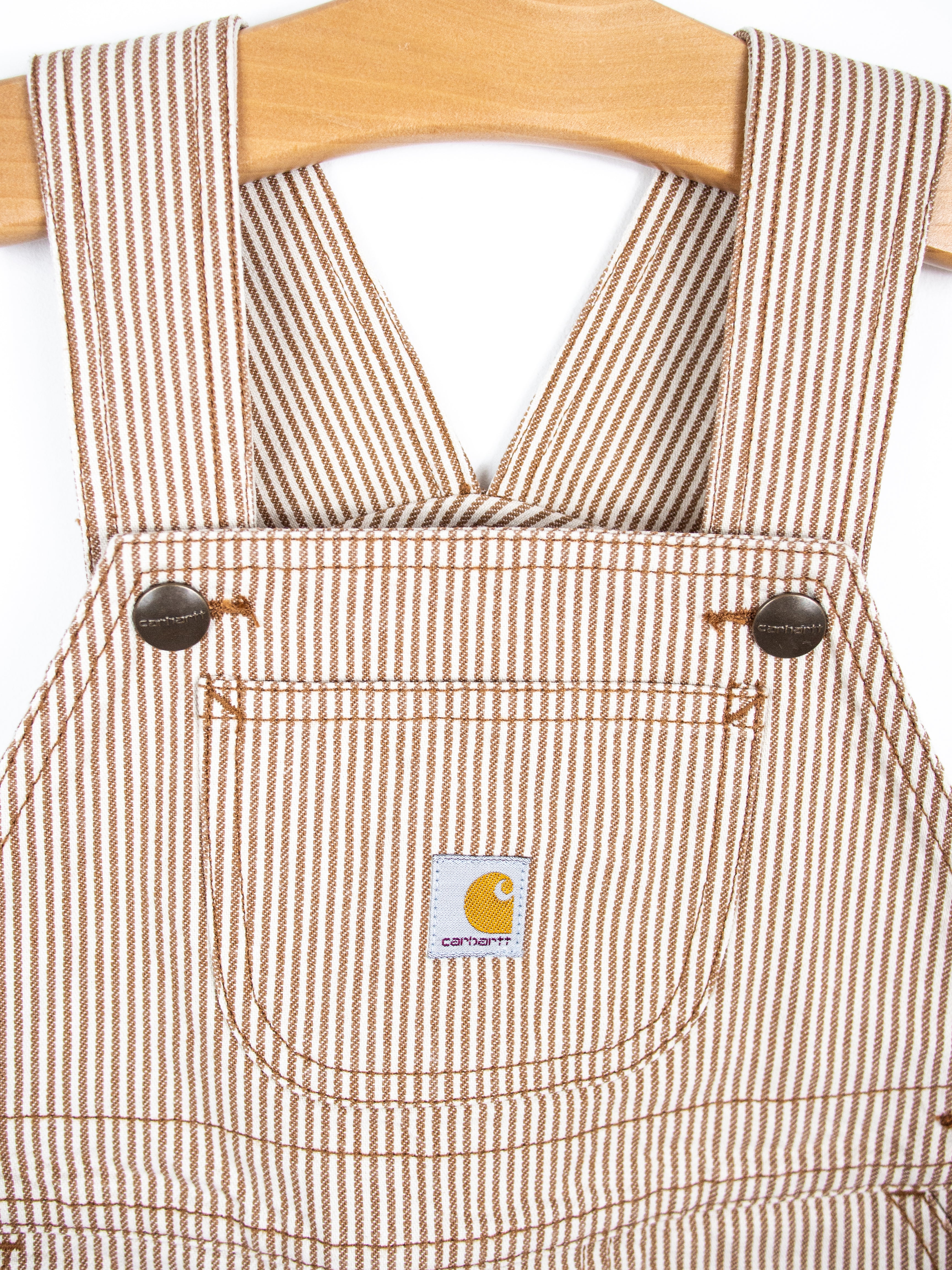 Carhartt Rare Brown Hickory Stripe Dungarees