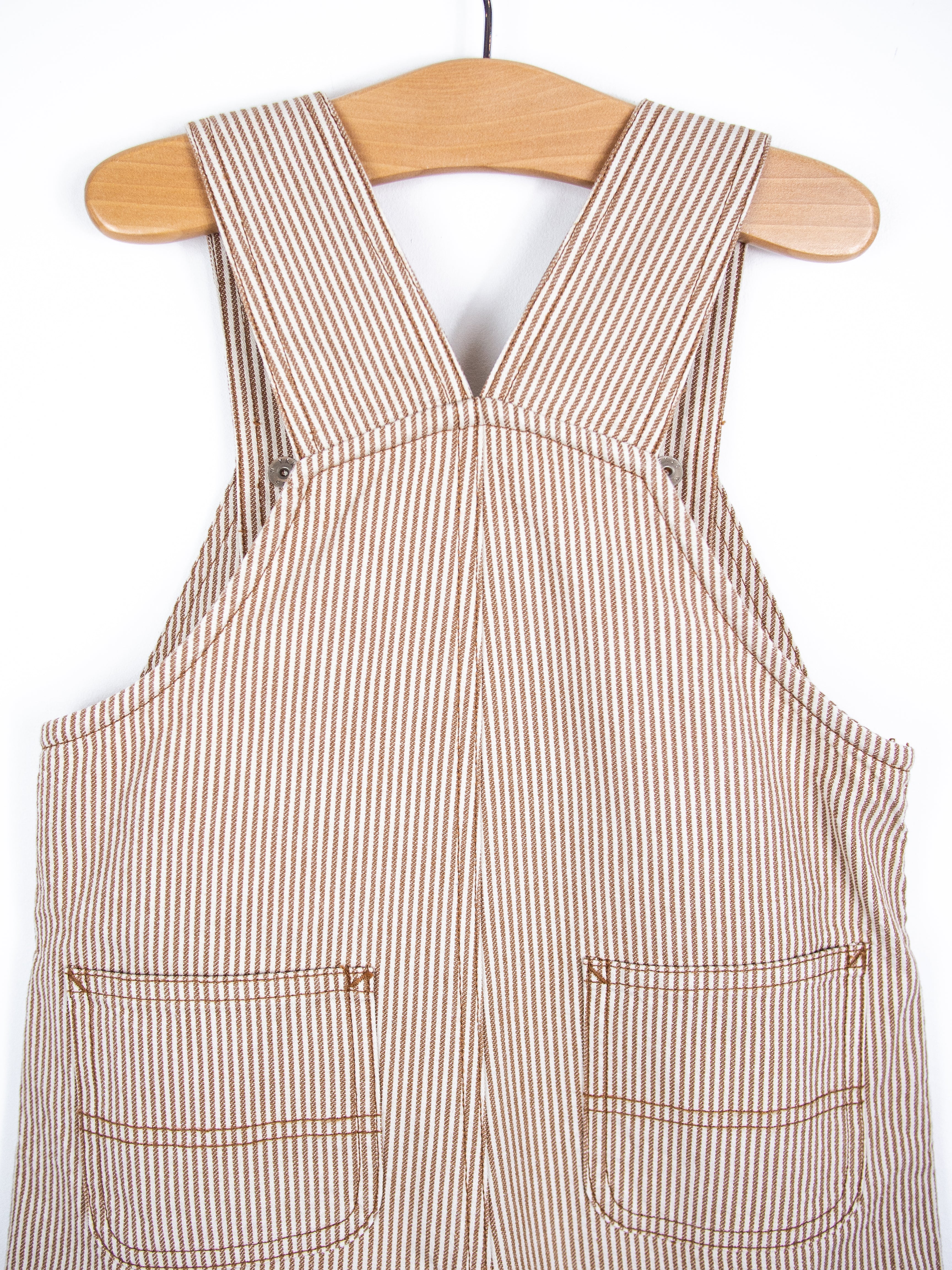 Carhartt Rare Brown Hickory Stripe Dungarees