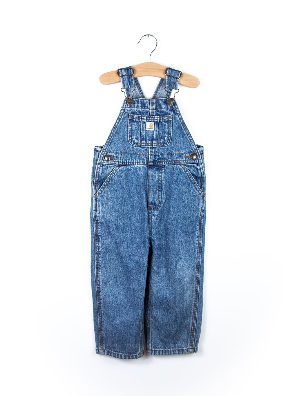 Carhartt Sanforized Denim Dungarees - Age 2T