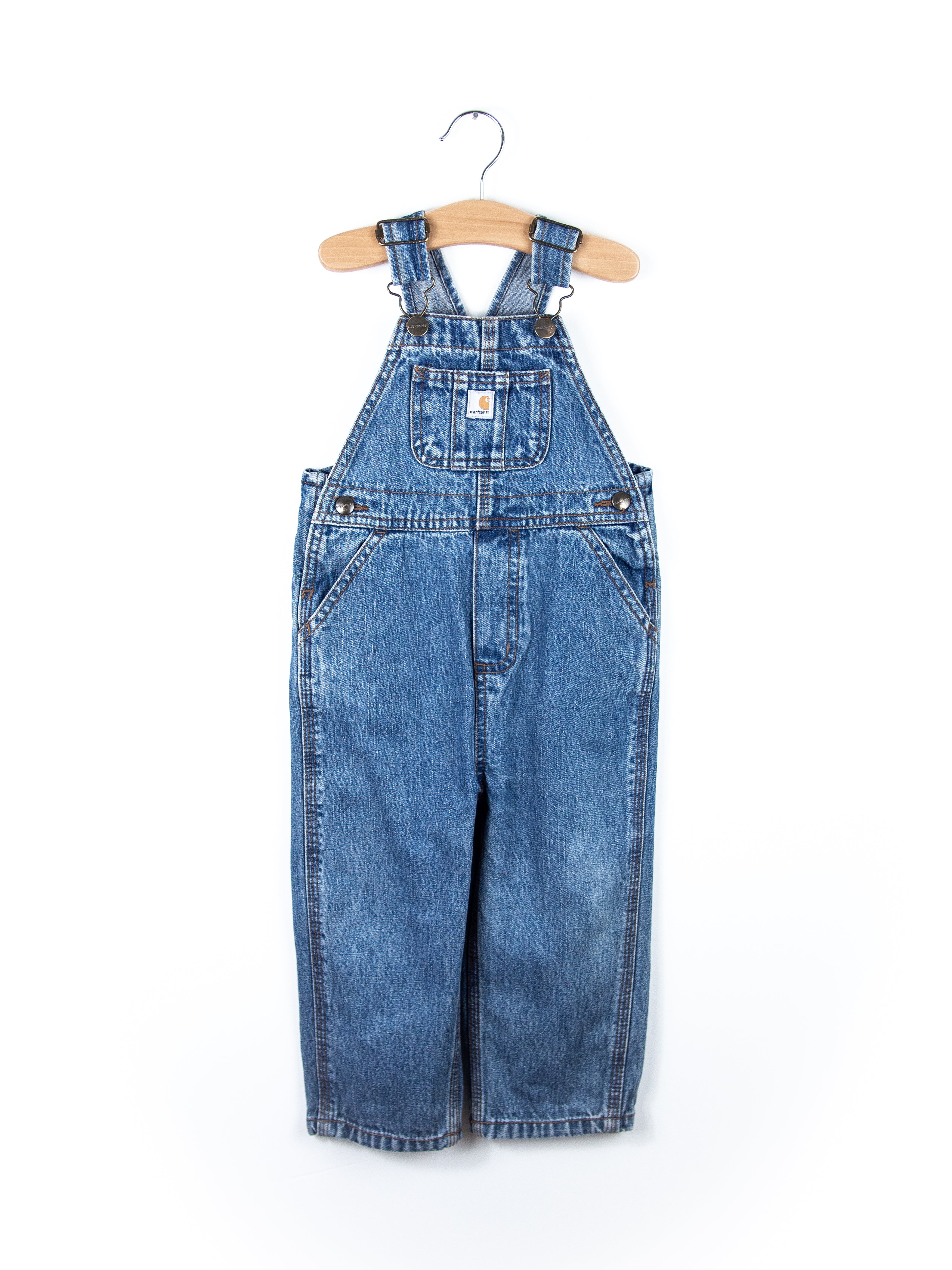 Carhartt Sanforized Denim Dungarees - Age 2T