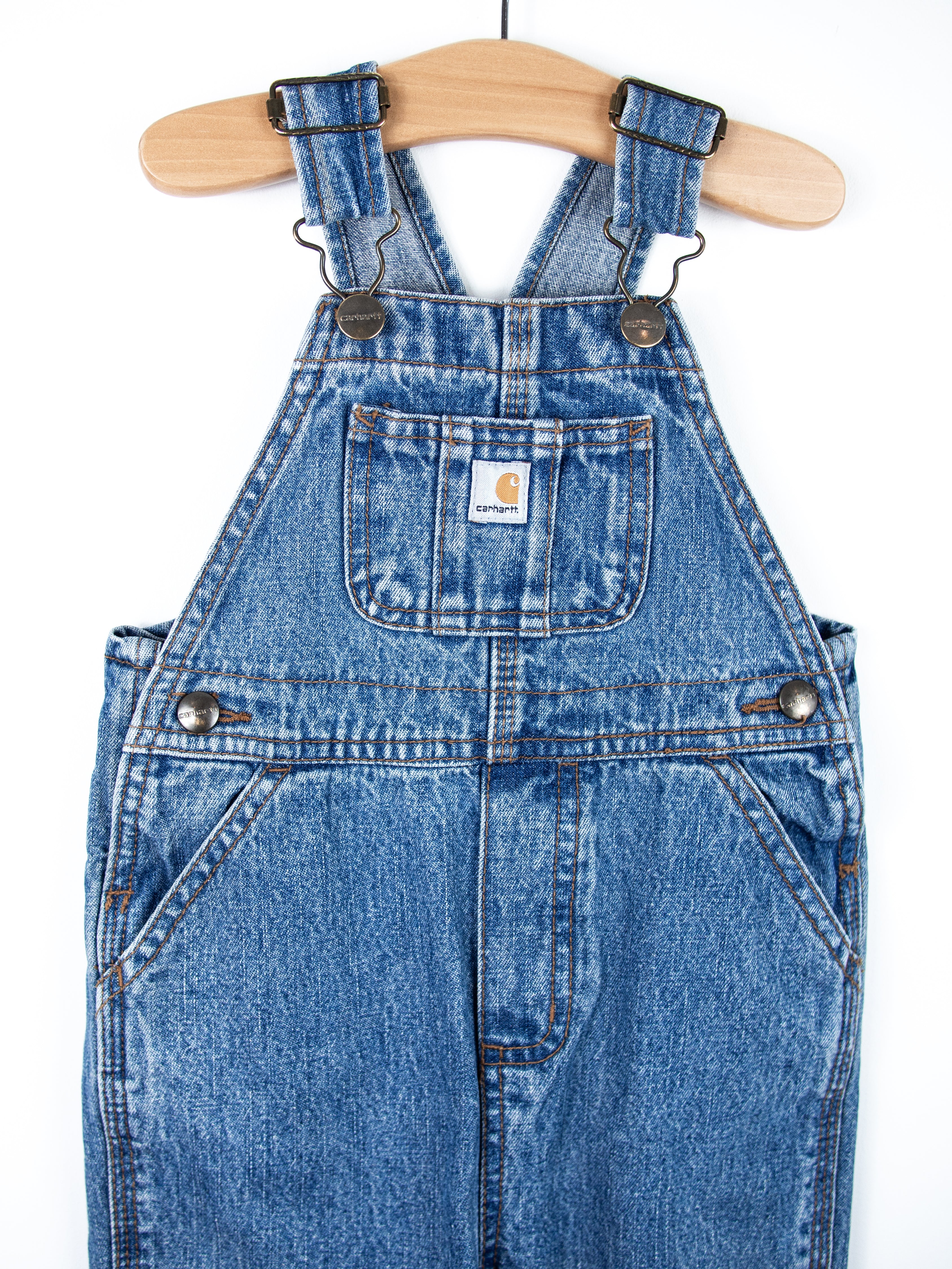 Carhartt Sanforized Denim Dungarees - Age 2T