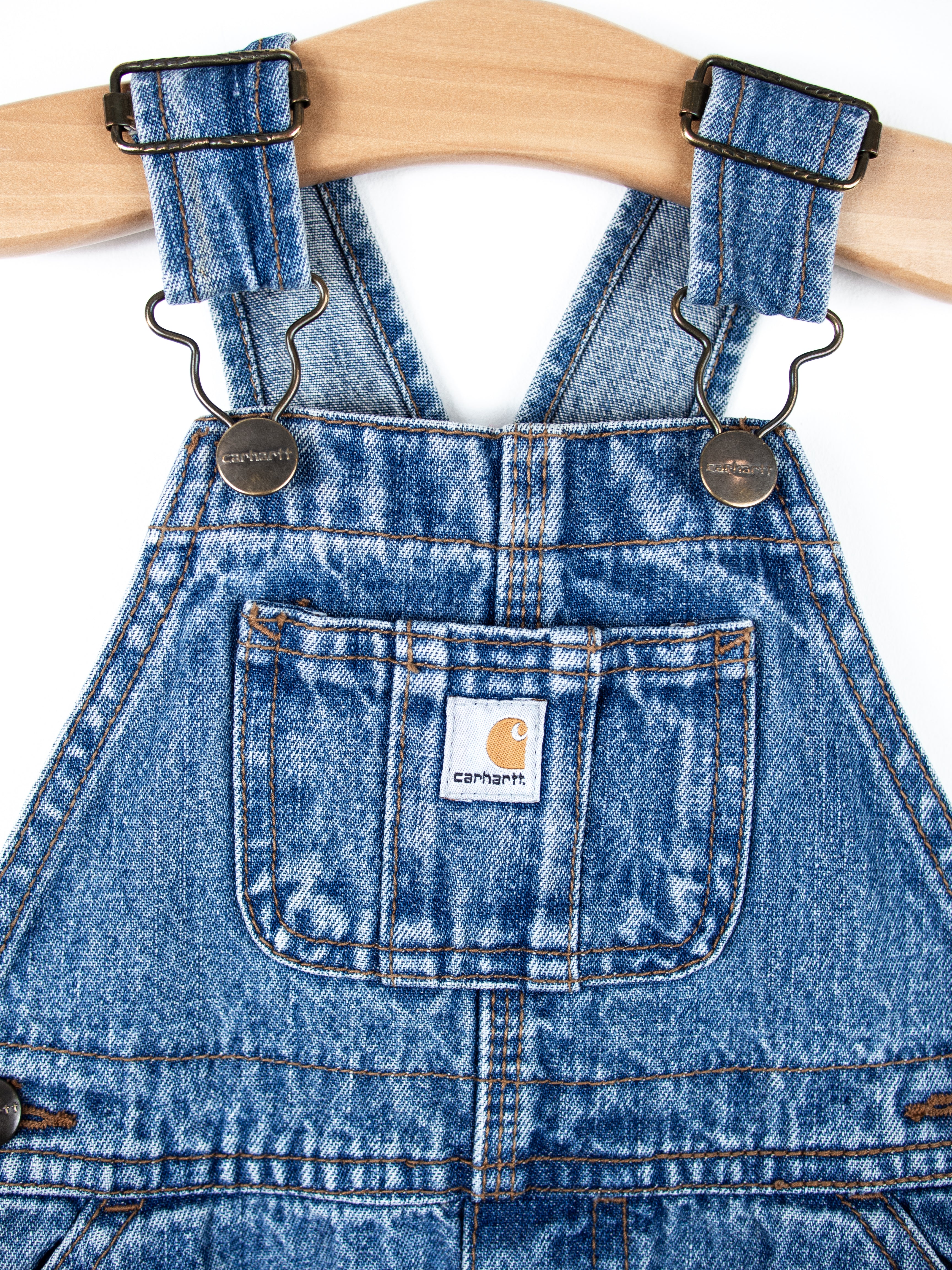 Carhartt Sanforized Denim Dungarees - Age 2T