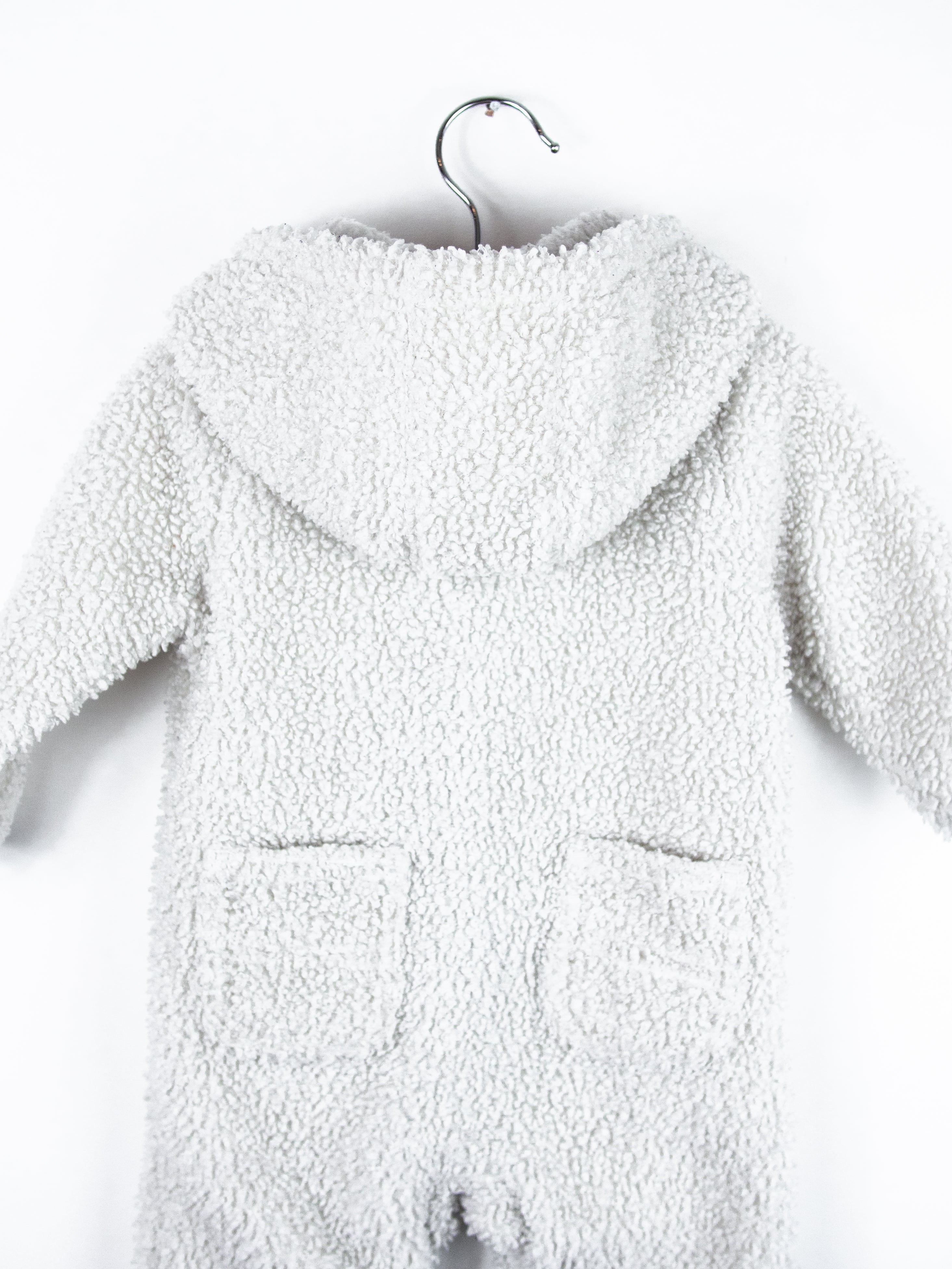 Carhartt White Teddy Fleece Snowsuit - Age 3-6 months