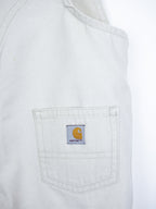 Carhartt White Frill Dungaree Shorties - Age 3 years