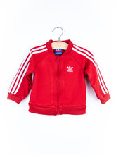 Load image into Gallery viewer, Adidas Red Tracksuit - Age 6 months
