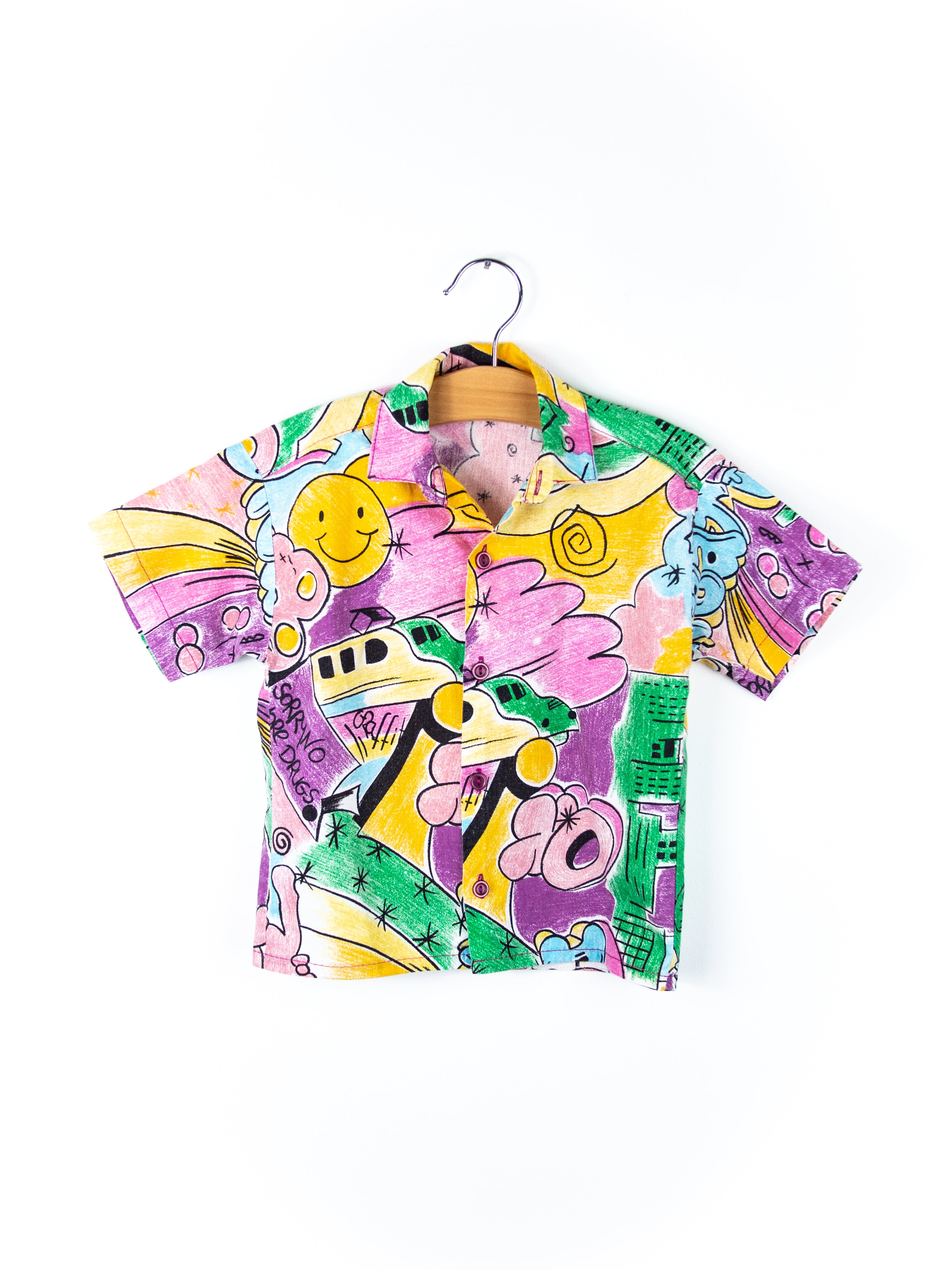 Vintage Smiley Festival Shirt - Age 2 years