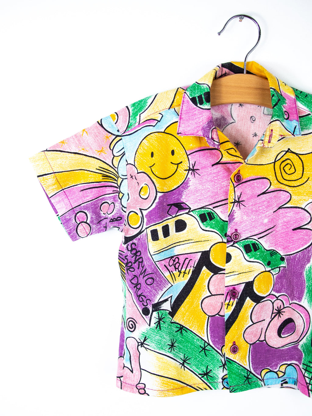 Vintage Smiley Festival Shirt - Age 2 years