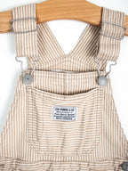 Levi's Brown Hickory Stripe Dungarees - Age 18-24 months