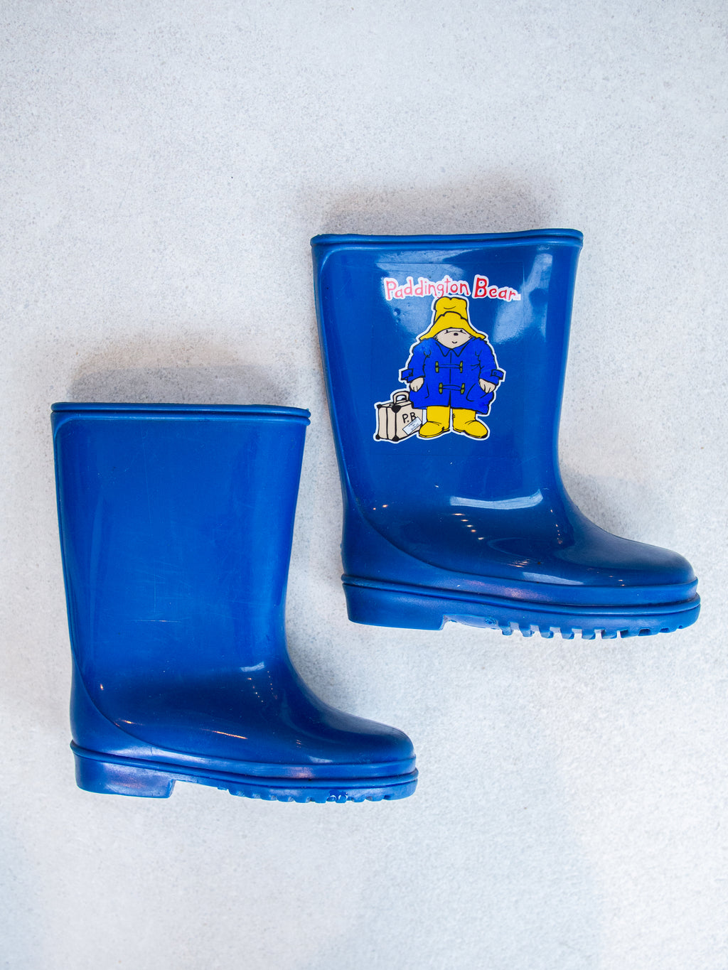 Vintage Paddington Bear Wellies - UK Infant Size 6