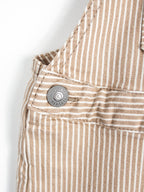 Levi's Brown Hickory Stripe Dungarees - Age 18-24 months