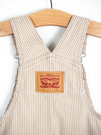 Levi's Brown Hickory Stripe Dungarees - Age 18-24 months