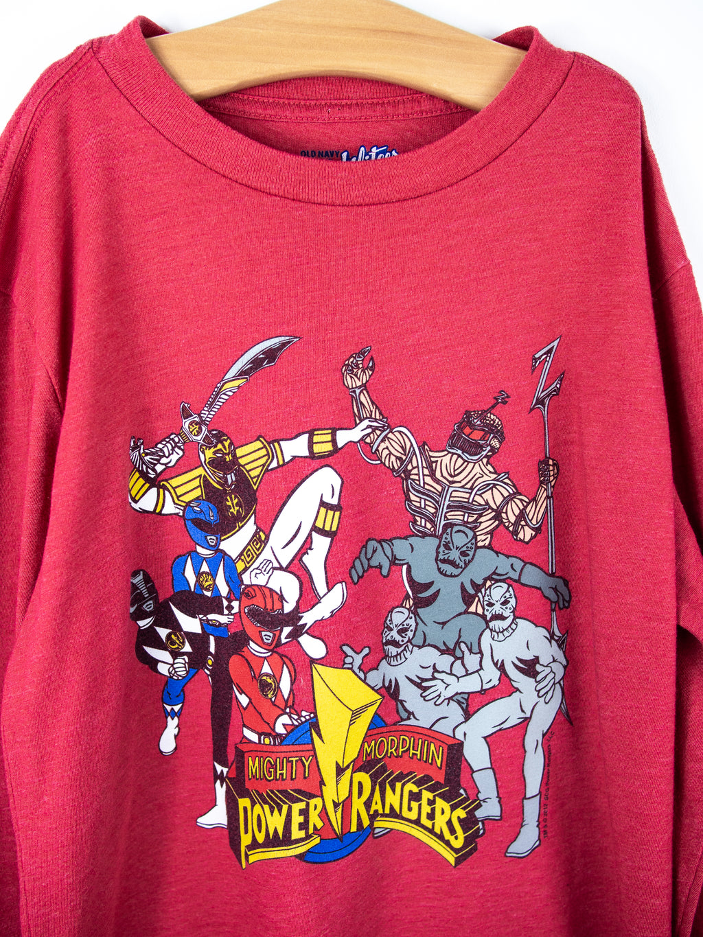 Vintage Power Rangers Long Sleeve T-Shirt - Age 8-10