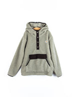 Carhartt Grey Teddy Fleece Hoody - Age 8-10 years