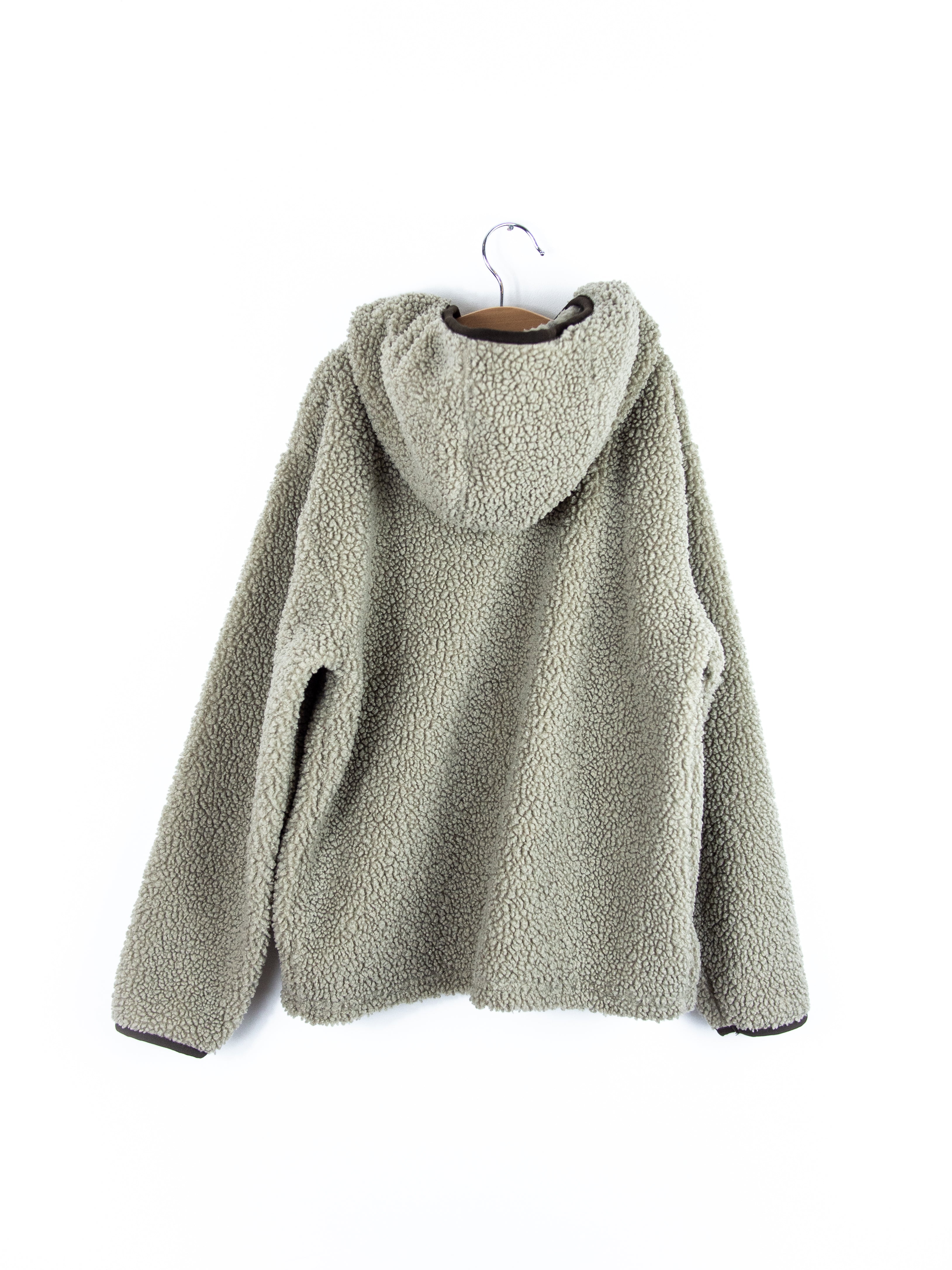 Carhartt Grey Teddy Fleece Hoody - Age 8-10 years