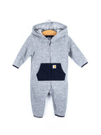 Carhartt Grey Fleece Snowsuit - Age 3-6 months