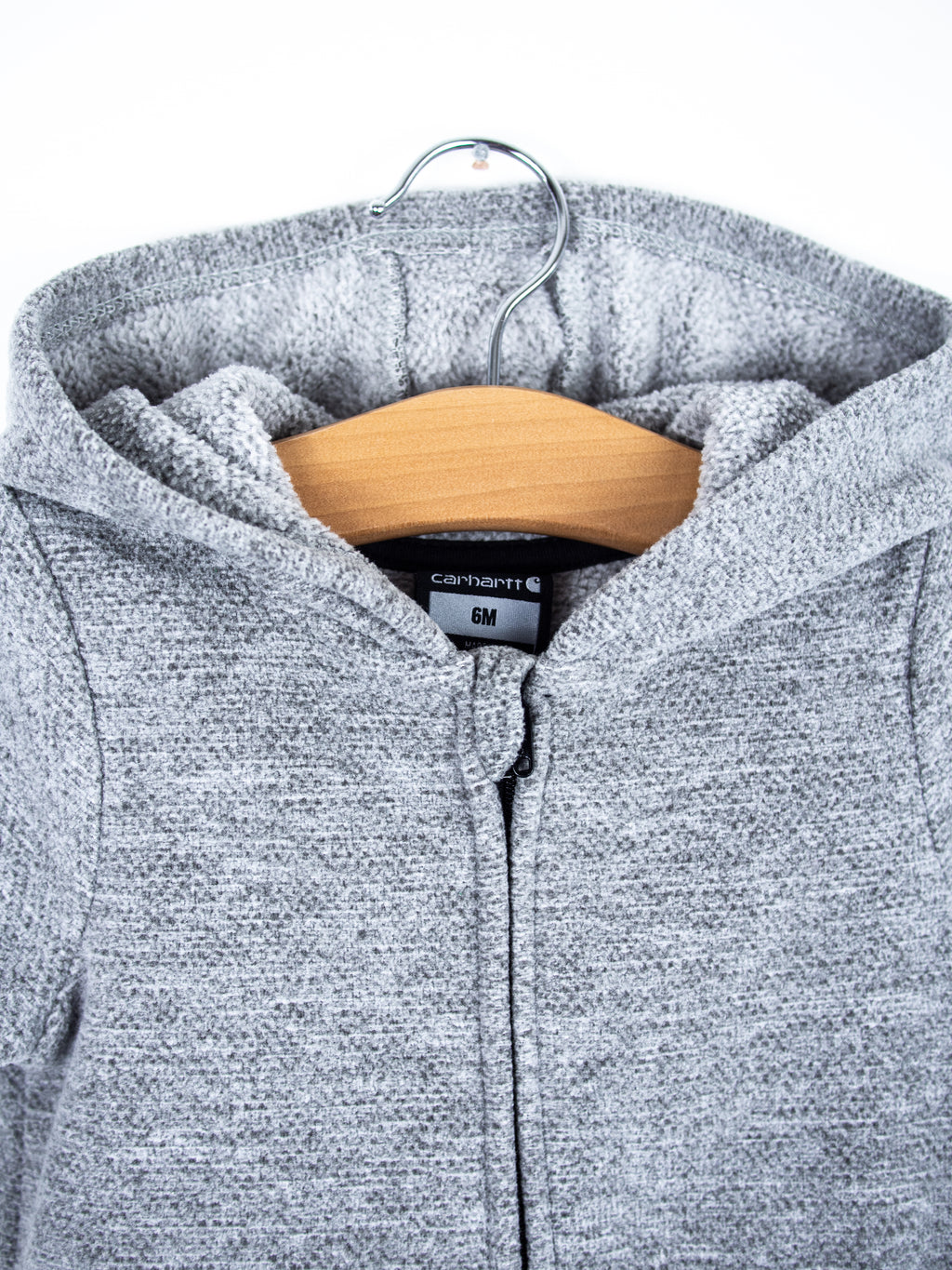 Carhartt Grey Fleece Snowsuit - Age 3-6 months
