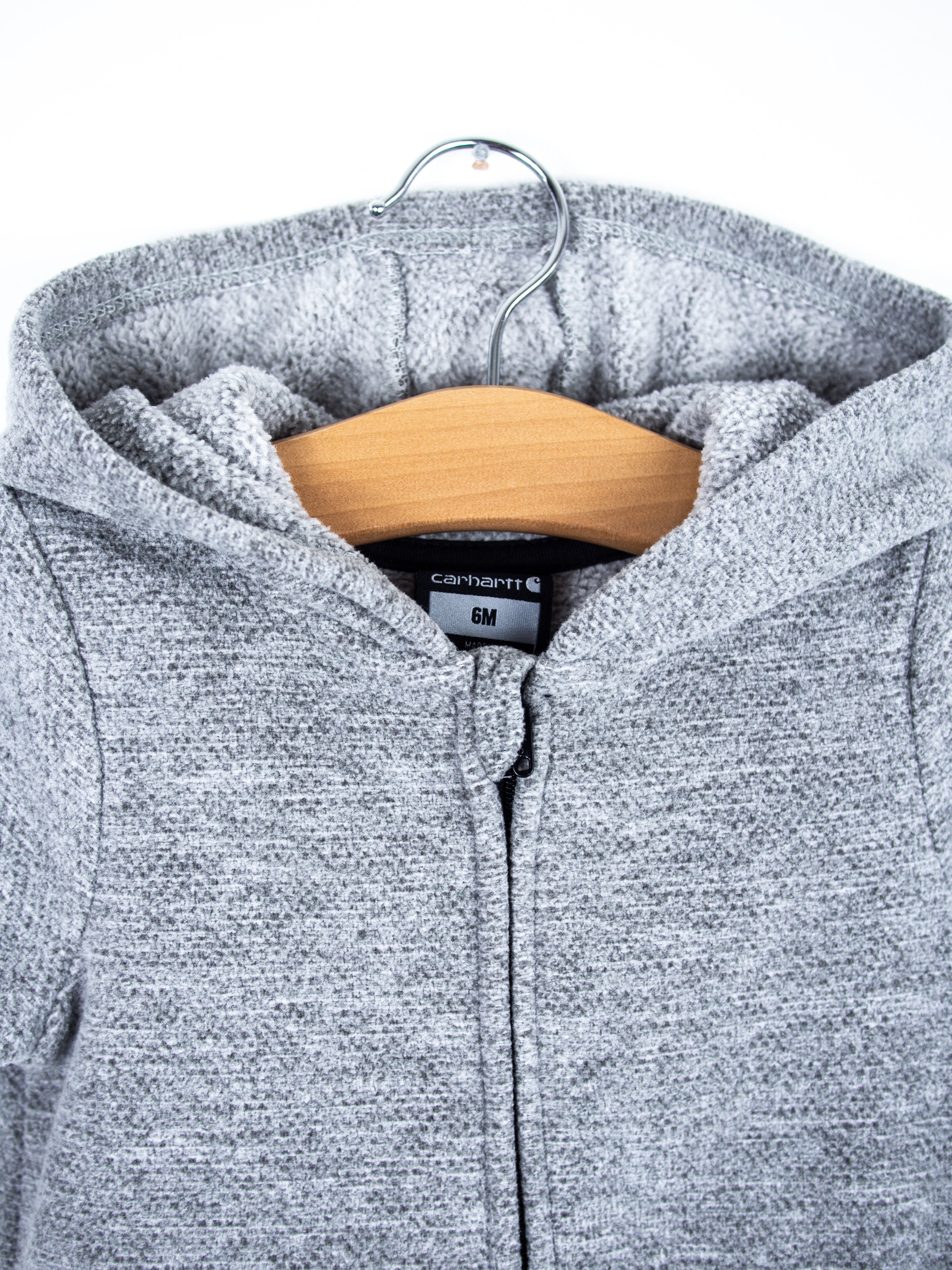 Carhartt Grey Fleece Snowsuit - Age 3-6 months