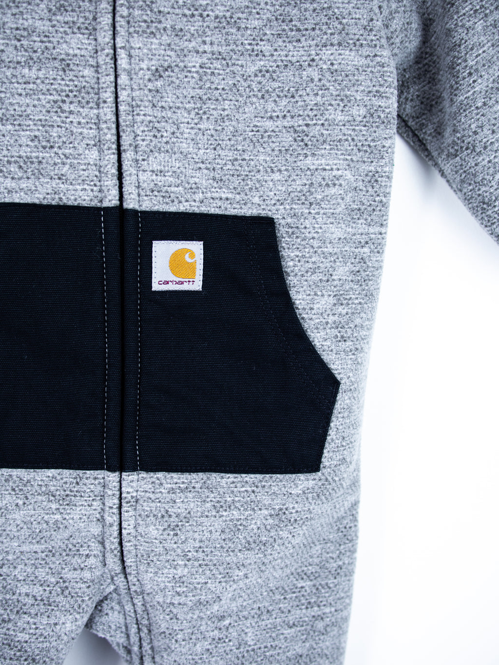 Carhartt Grey Fleece Snowsuit - Age 3-6 months