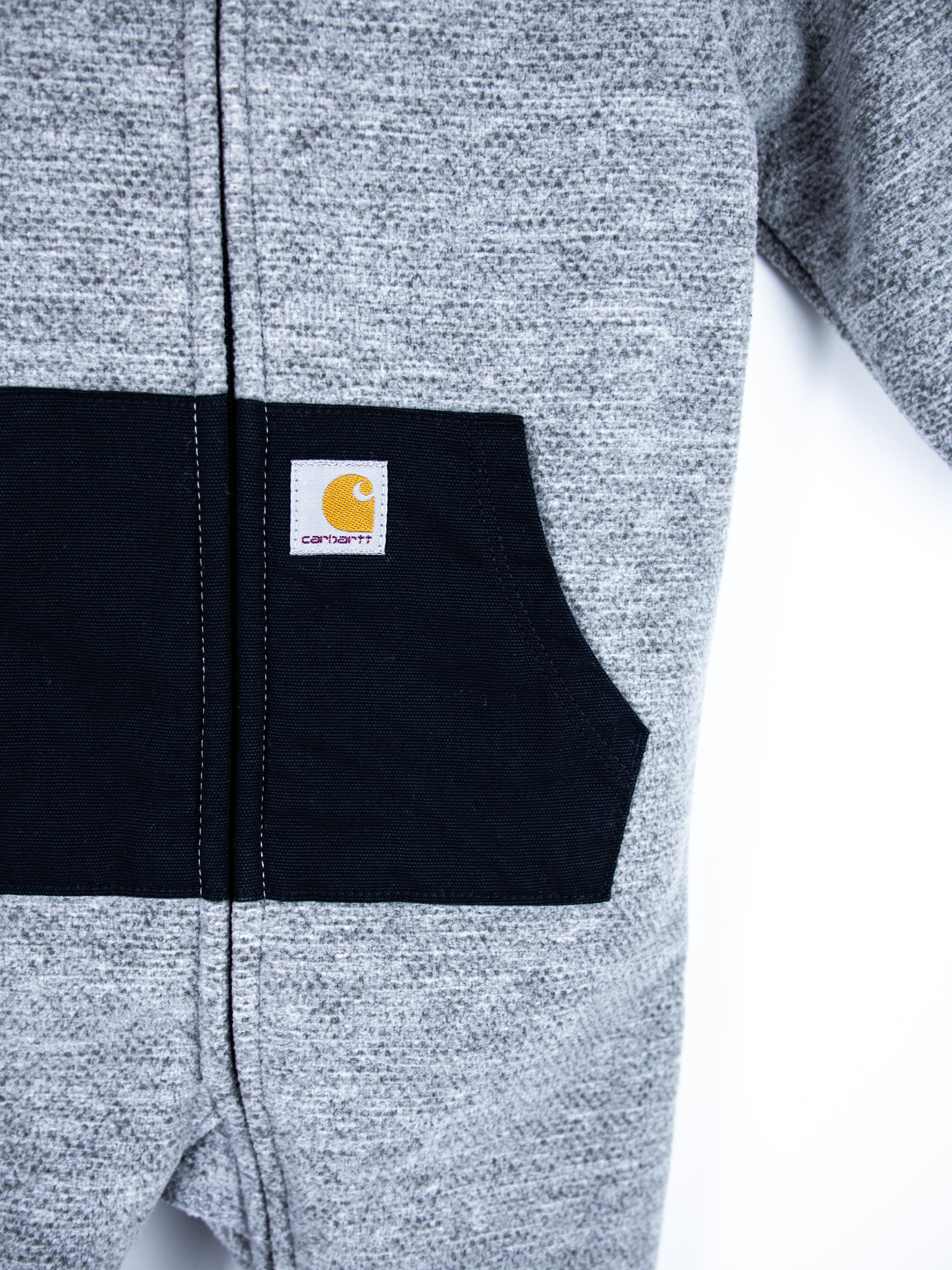 Carhartt Grey Fleece Snowsuit - Age 3-6 months