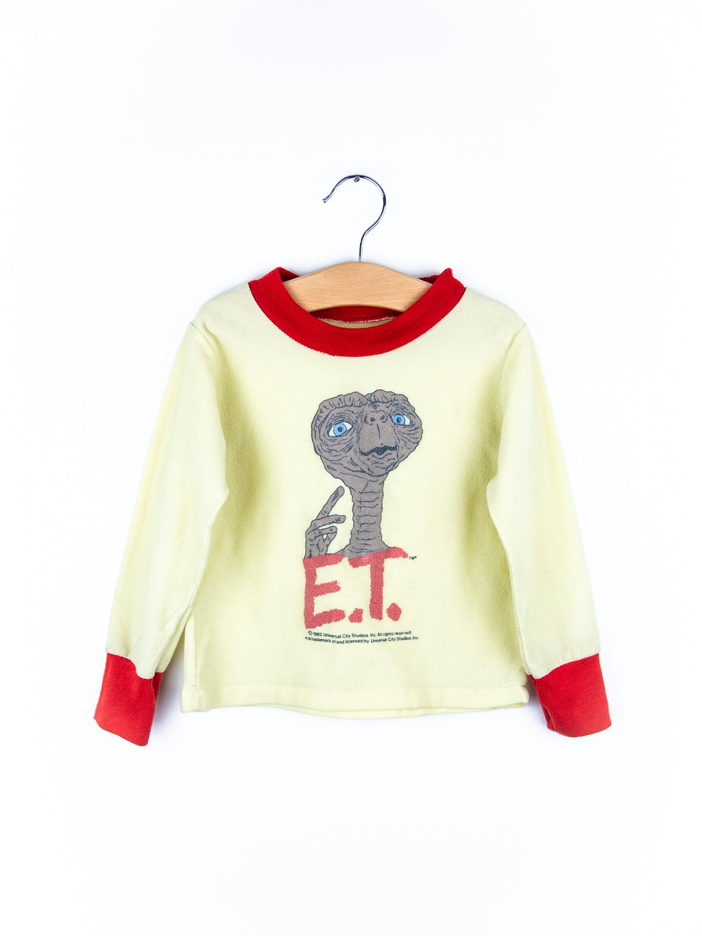 Vintage 1982 ET Long Sleeve Tee - Age 2T - READ DESCRIPTION