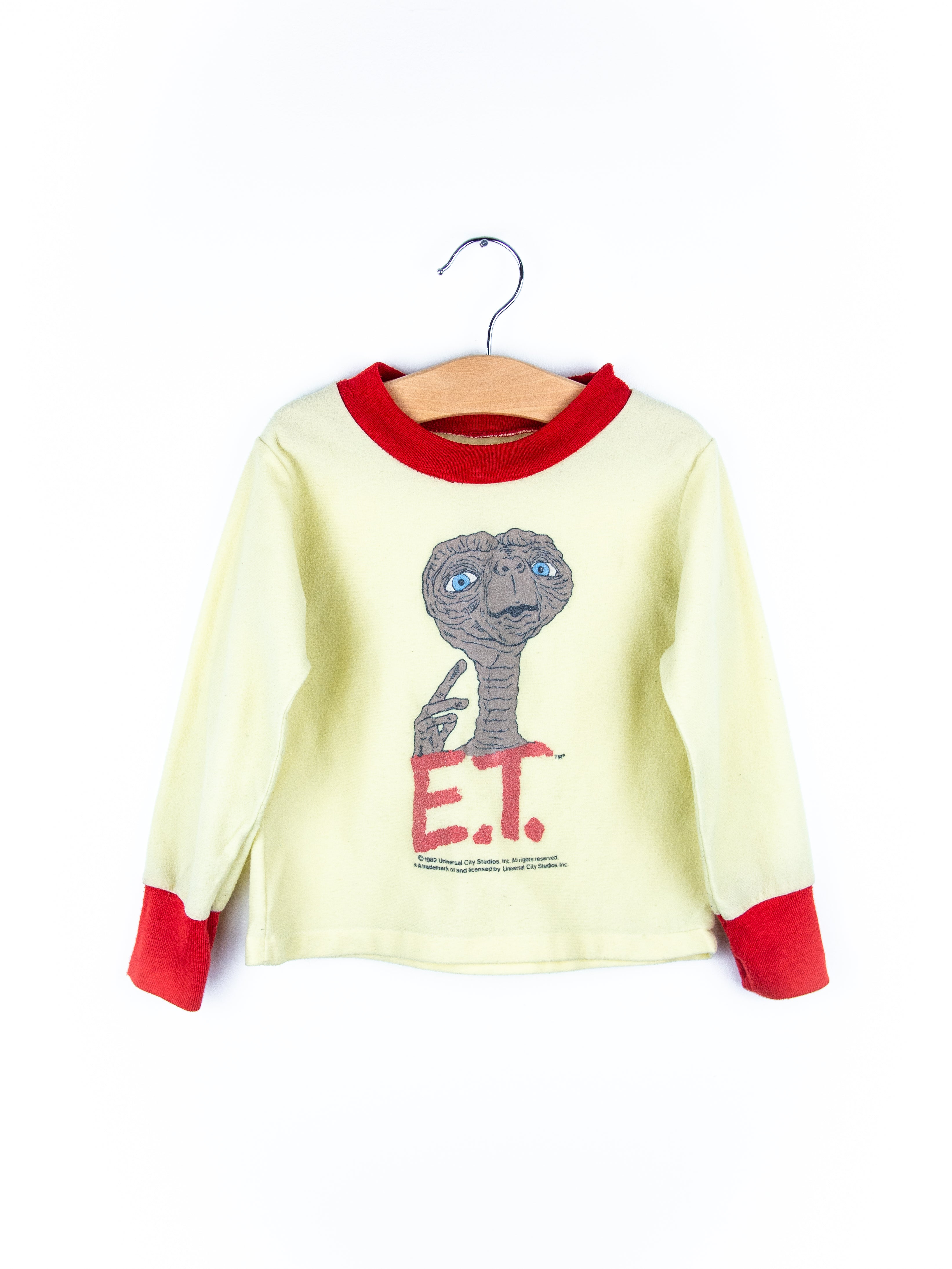 Vintage 1982 ET Long Sleeve Tee - Age 2T - READ DESCRIPTION