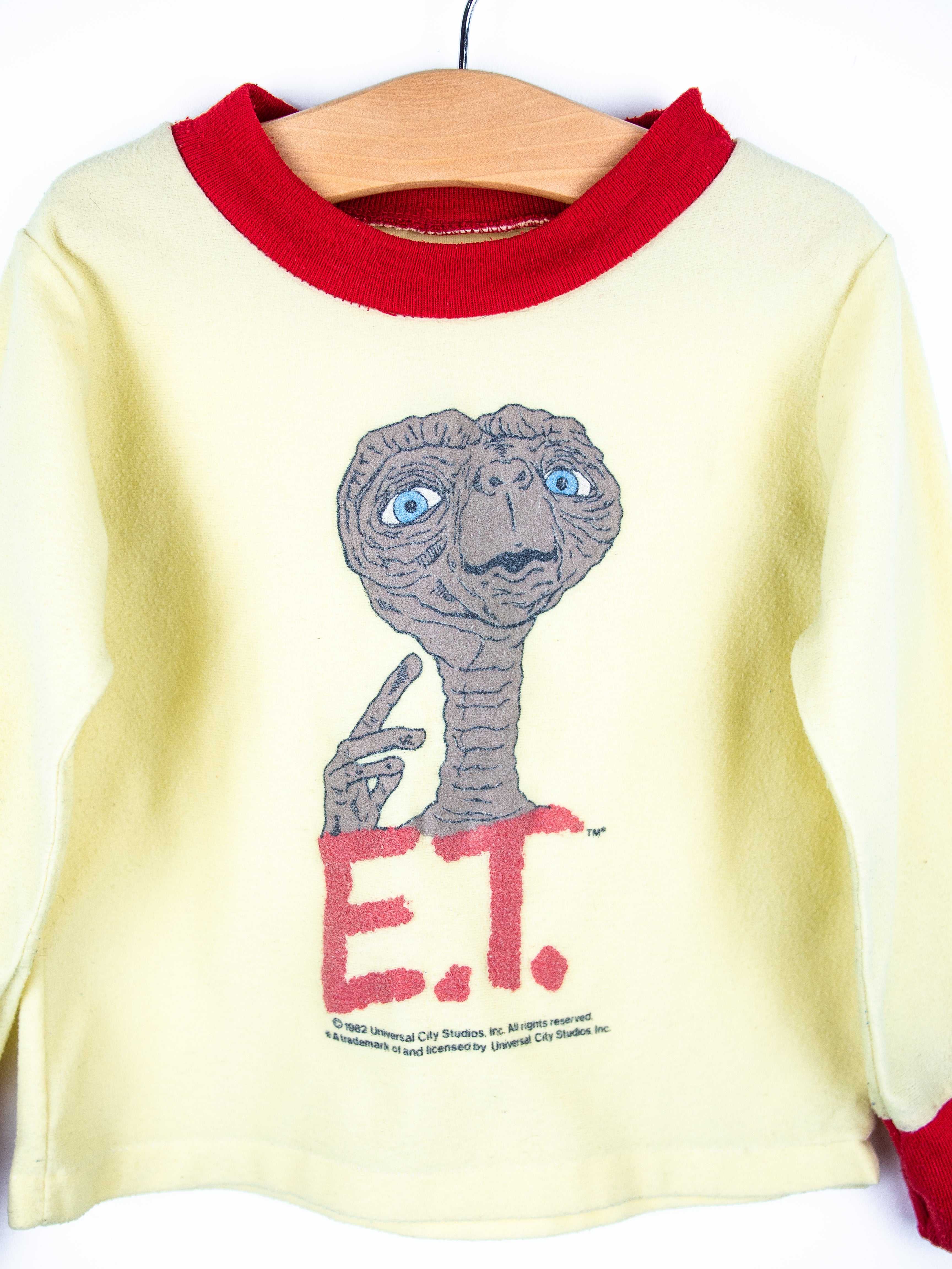 Vintage 1982 ET Long Sleeve Tee - Age 2T - READ DESCRIPTION