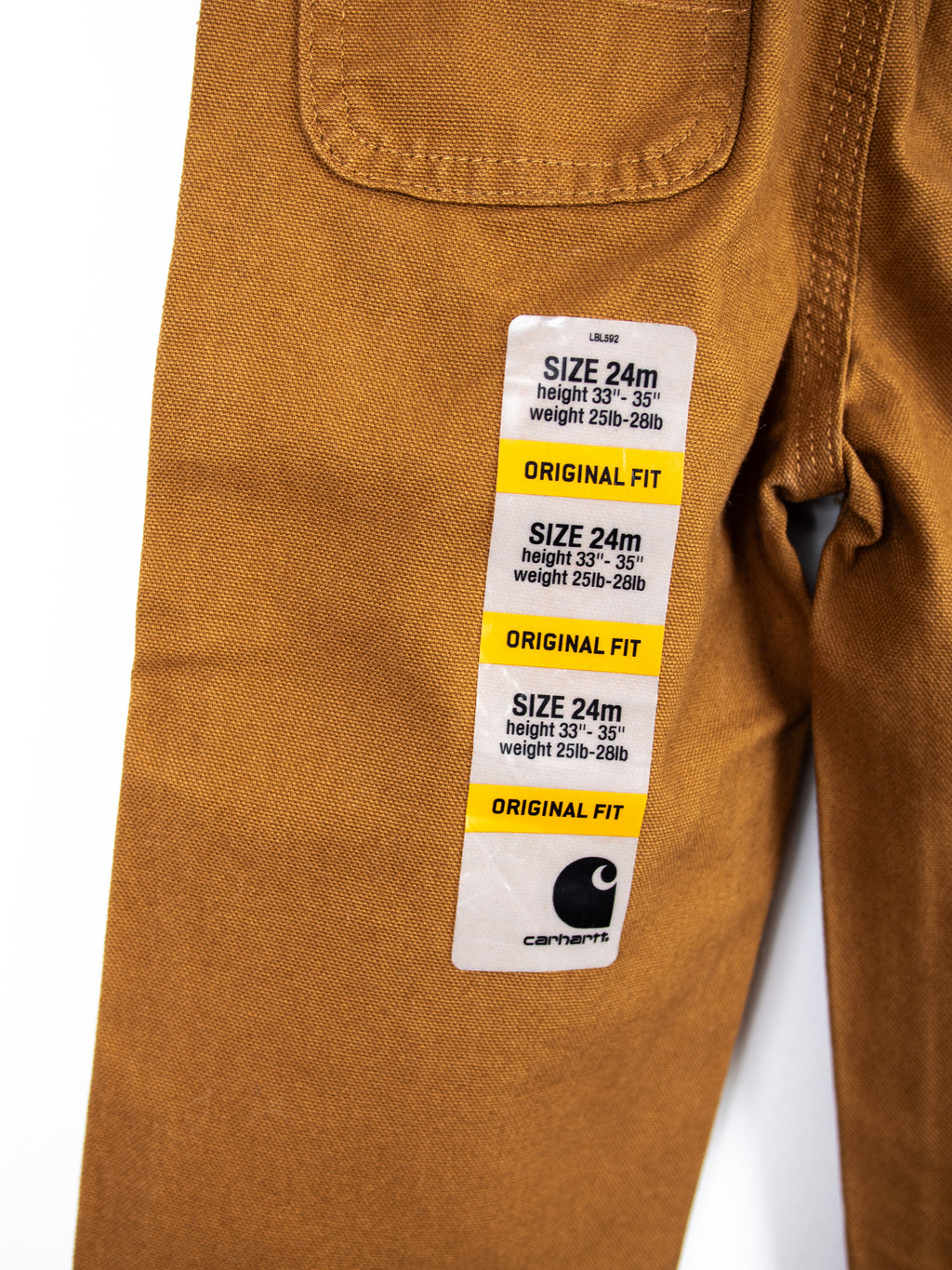 Carhartt Brown Carpenter Trousers - NEW WITH TAGS - Age 24 months