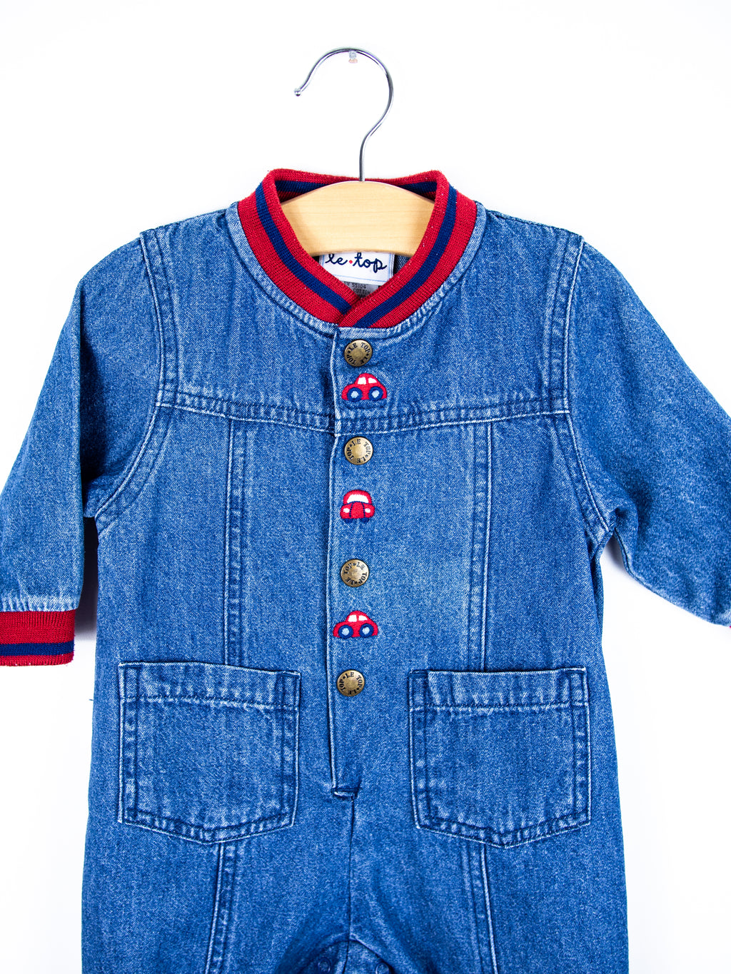 Vintage Denim Boiler Suit - Age 3 months