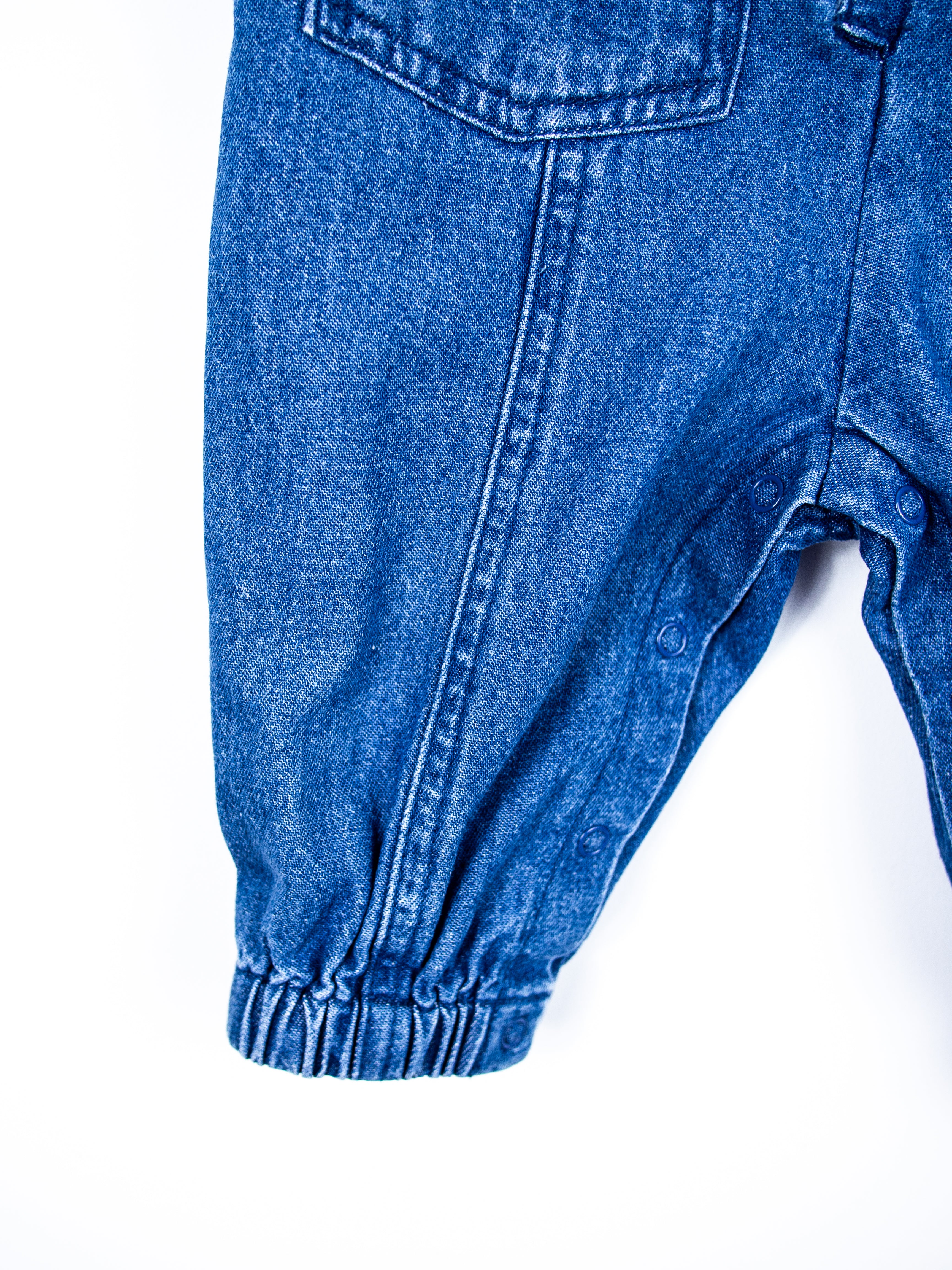 Vintage Denim Boiler Suit - Age 3 months