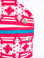 Vintage Gap Rainbow Stripe Snowflake Dungarees - Age 3-6 months