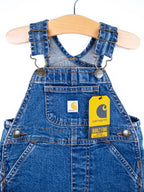 Carhartt Denim Dungaree Shorties - NEW WITH TAGS - Age 9 months