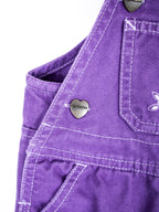 Carhartt Purple Owl Embroidered Dungarees - Age 6-9 months