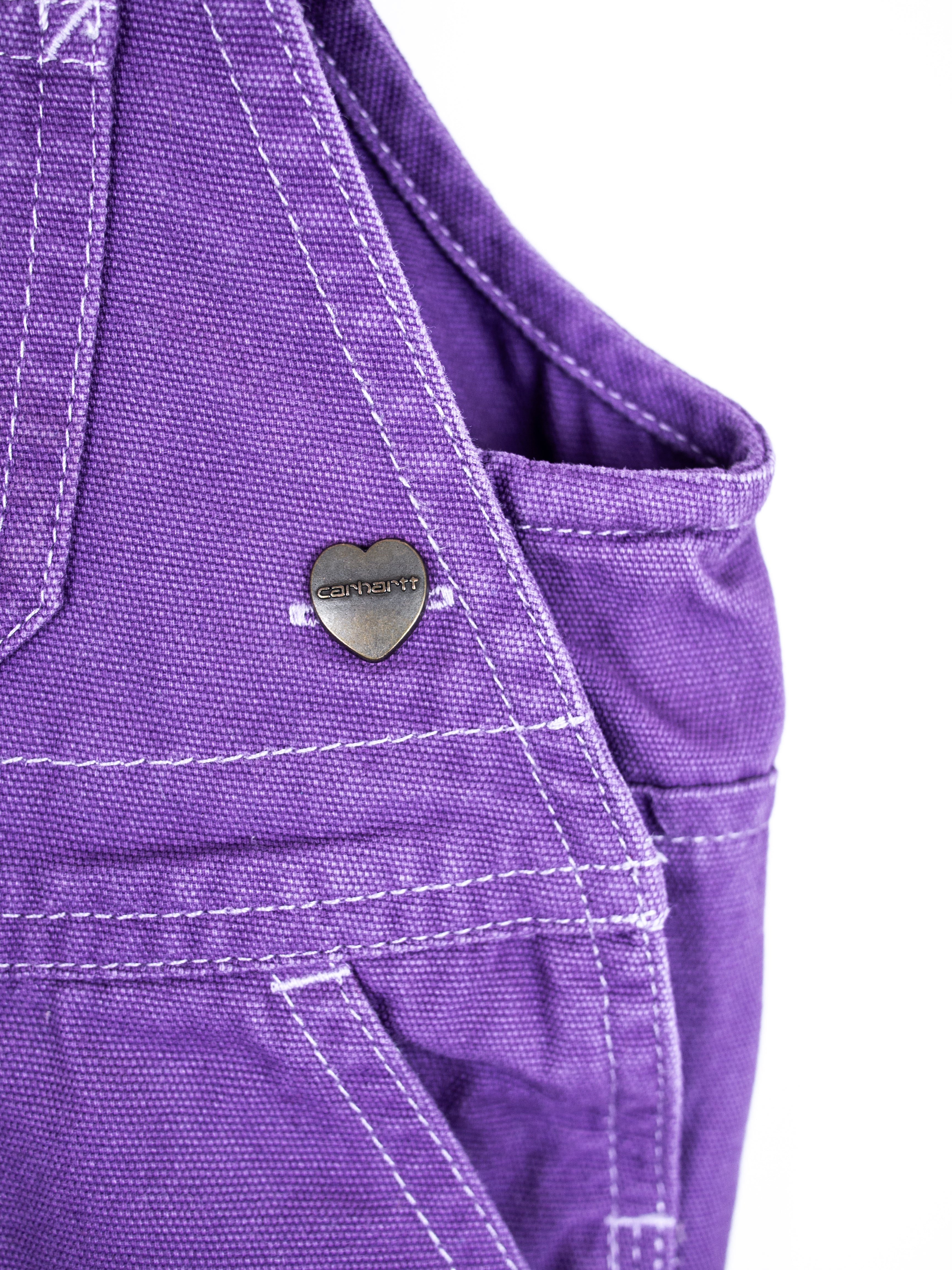 Carhartt Purple Owl Embroidered Dungarees - Age 6-9 months
