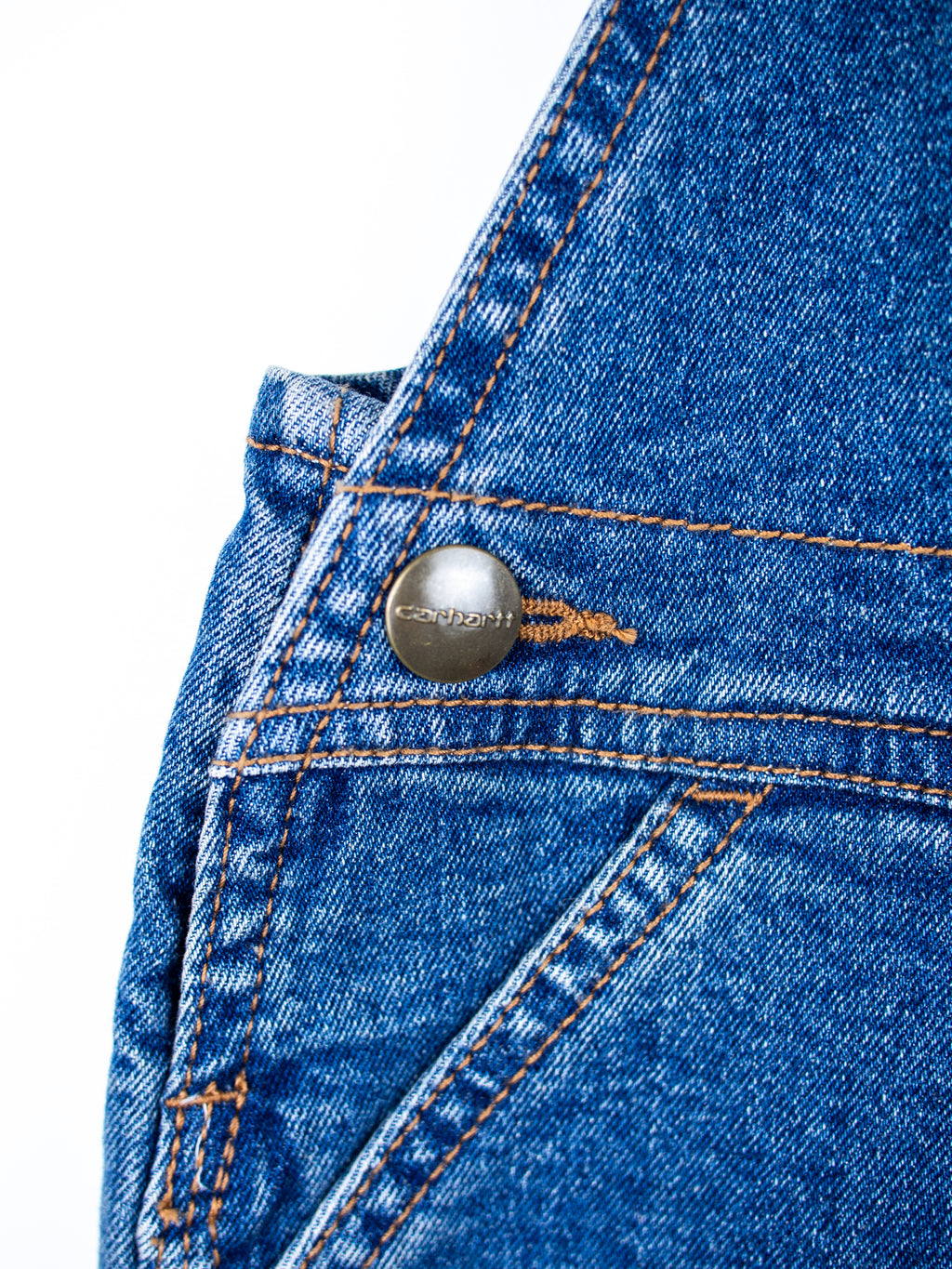 Carhartt Denim Dungaree Shorties - NEW WITH TAGS - Age 9 months