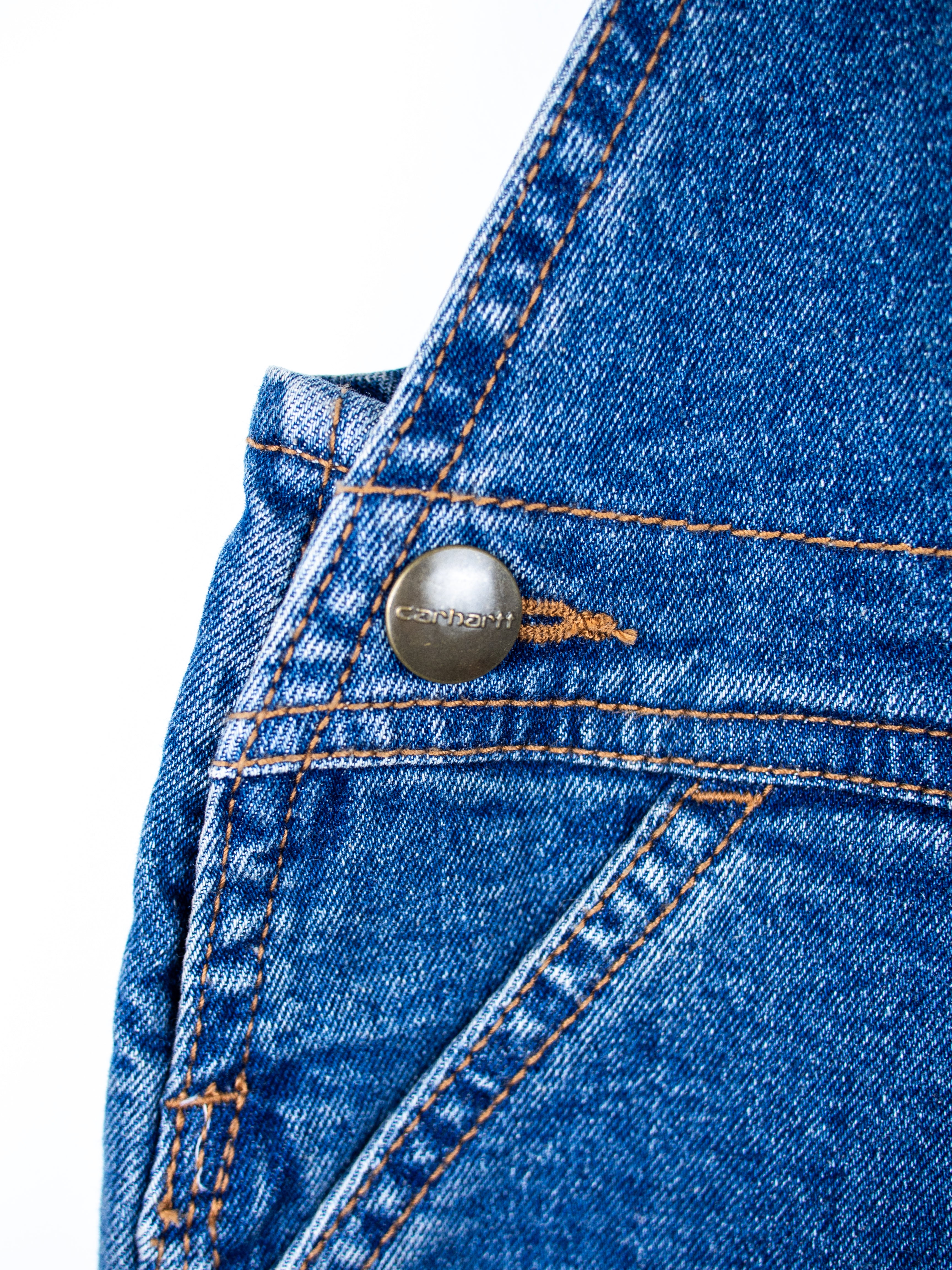 Carhartt Denim Dungaree Shorties - NEW WITH TAGS - Age 9 months