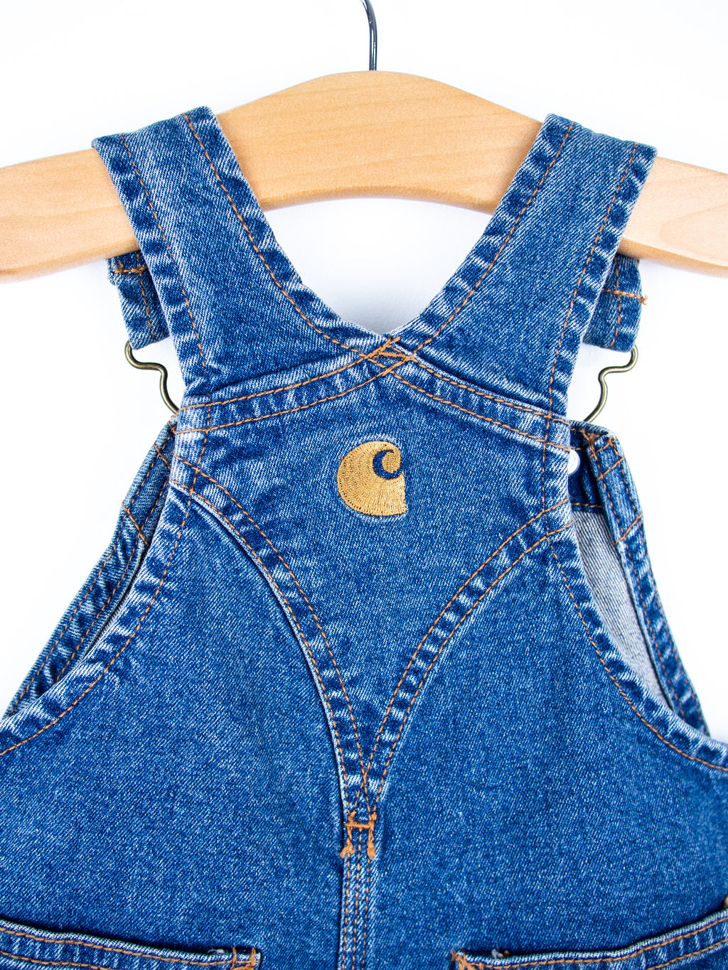 Carhartt Denim Dungaree Shorties - NEW WITH TAGS - Age 9 months